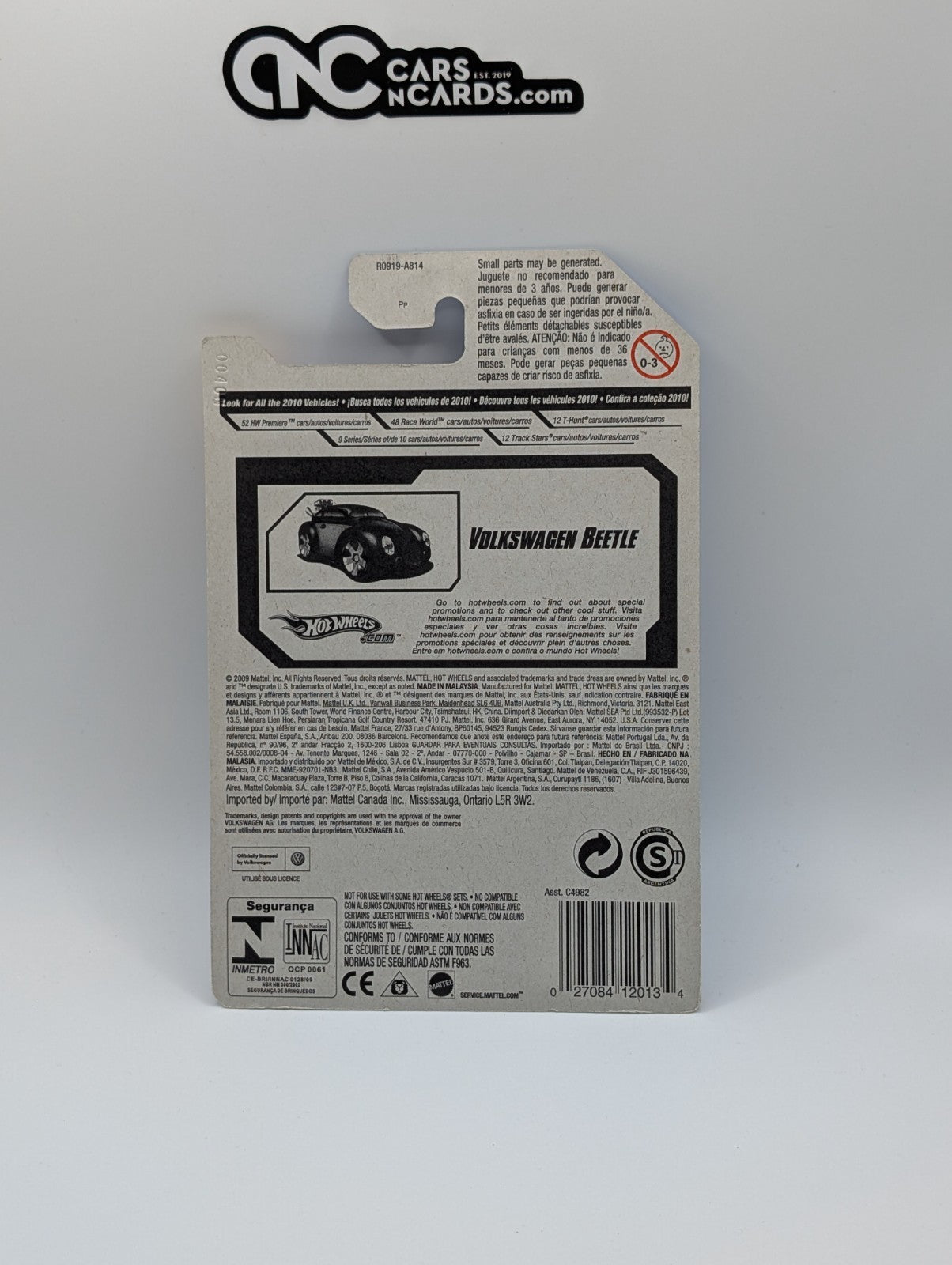 2010 Hot Wheels Premiere 04/52 Volkswagen Beetle Red 004/214