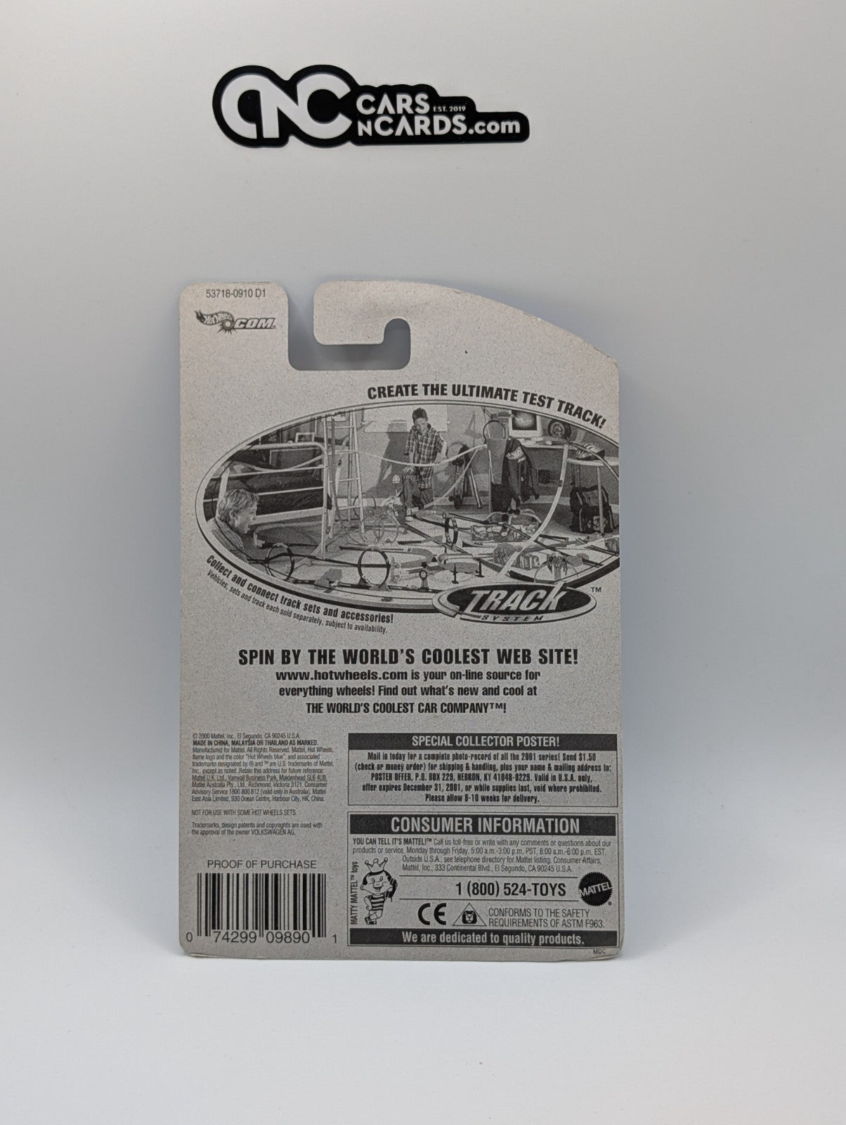 2001 Hot Wheels VW Bug Brown Collector #175