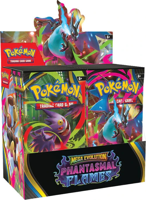 Pokemon Mega Evolution Phantasmal Flames Booster Box Sealed