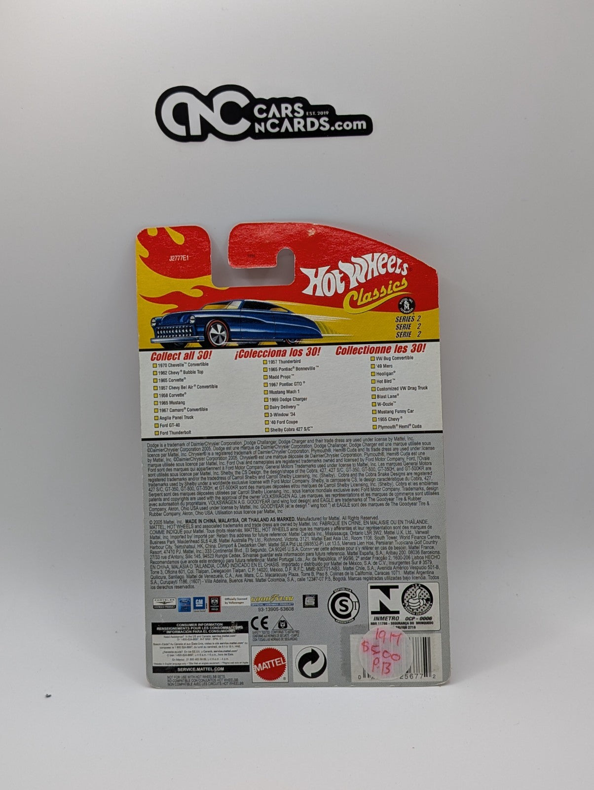 2006 Hot Wheels Classics Series 2 VW Bug Convertible Red 21/30