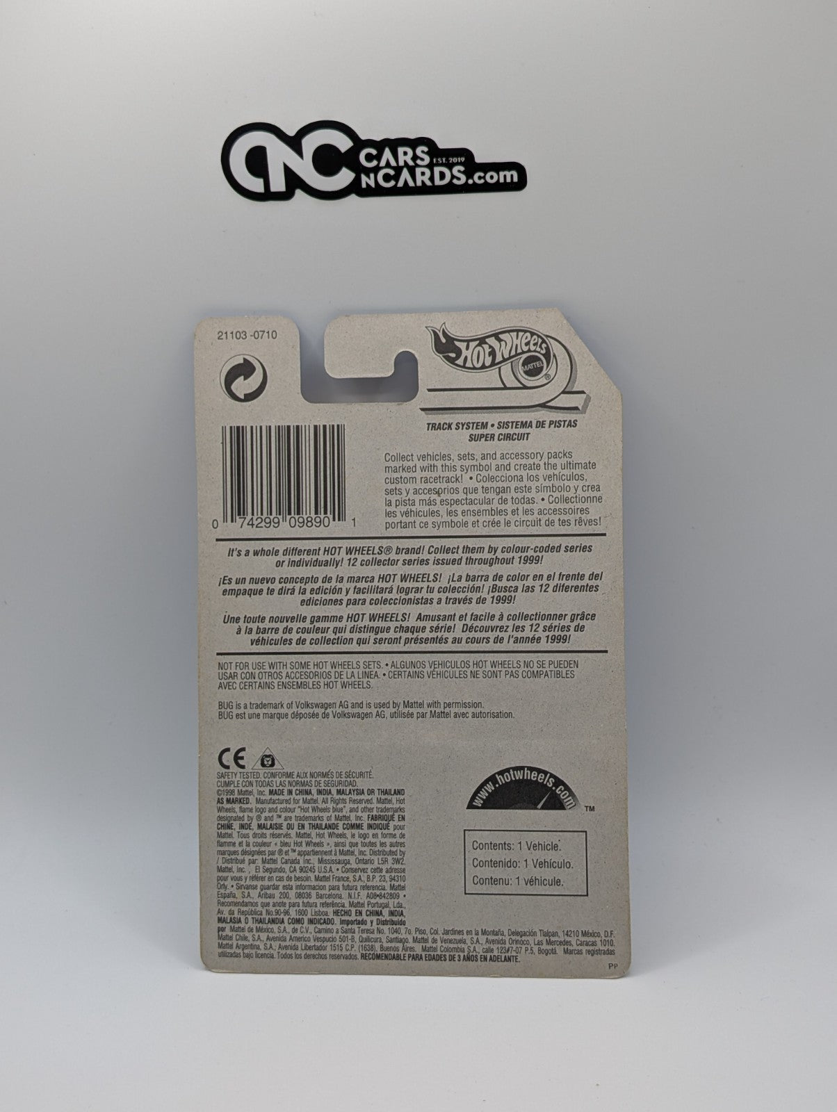 Hot Wheels Buggin' Out 4/4 Baja Bug Blue