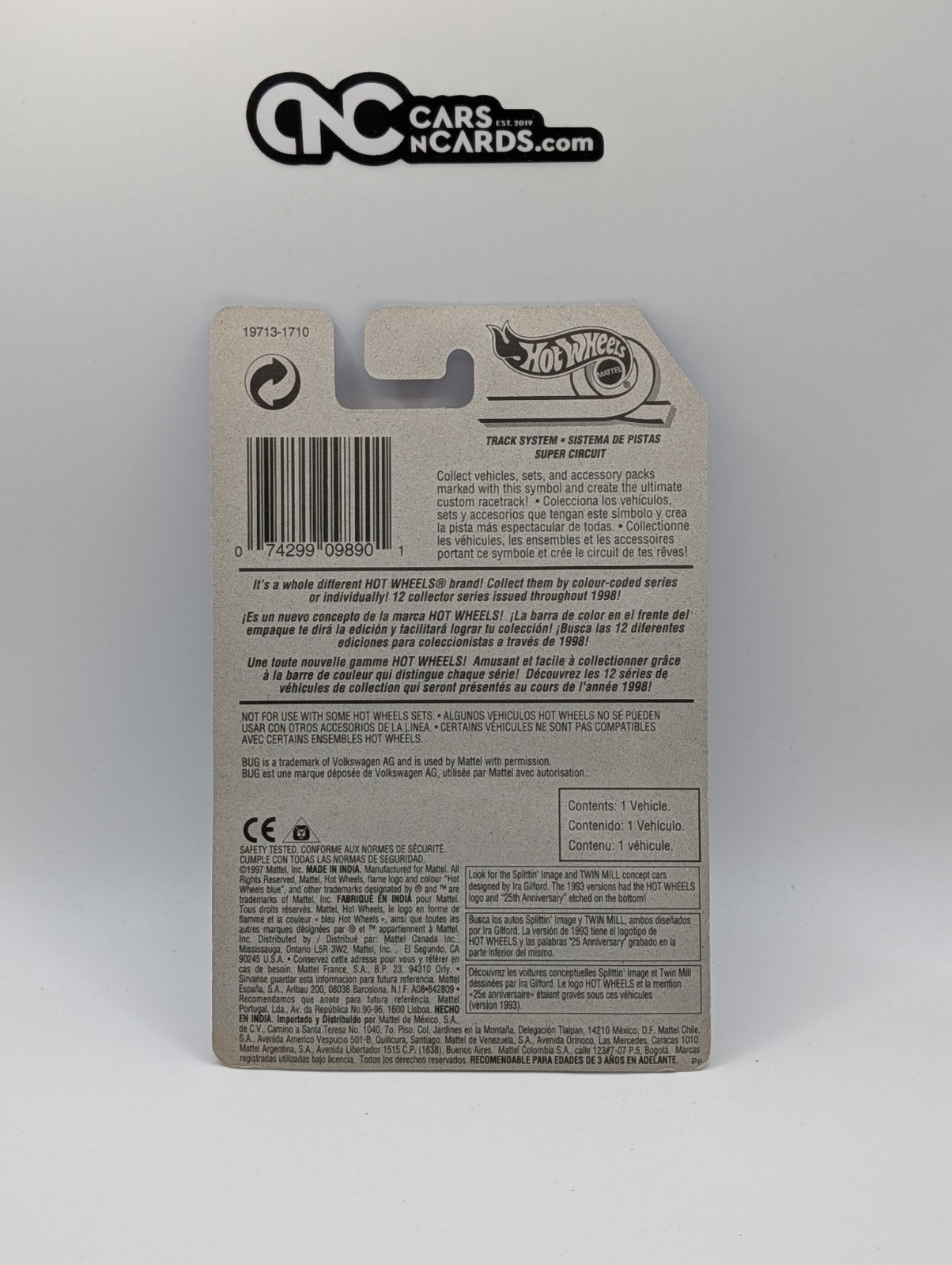 1998 Hot Wheels Baja Bug Red 19713