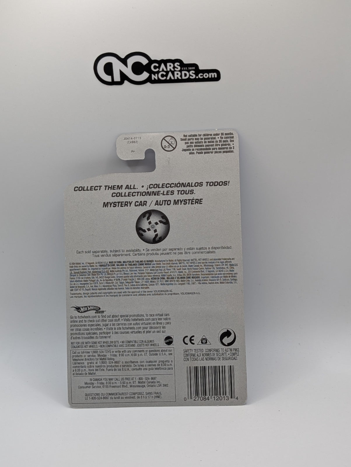 2005 Hot Wheels Mystery Car 2/4 Baja Bug Yellow Real Riders #185