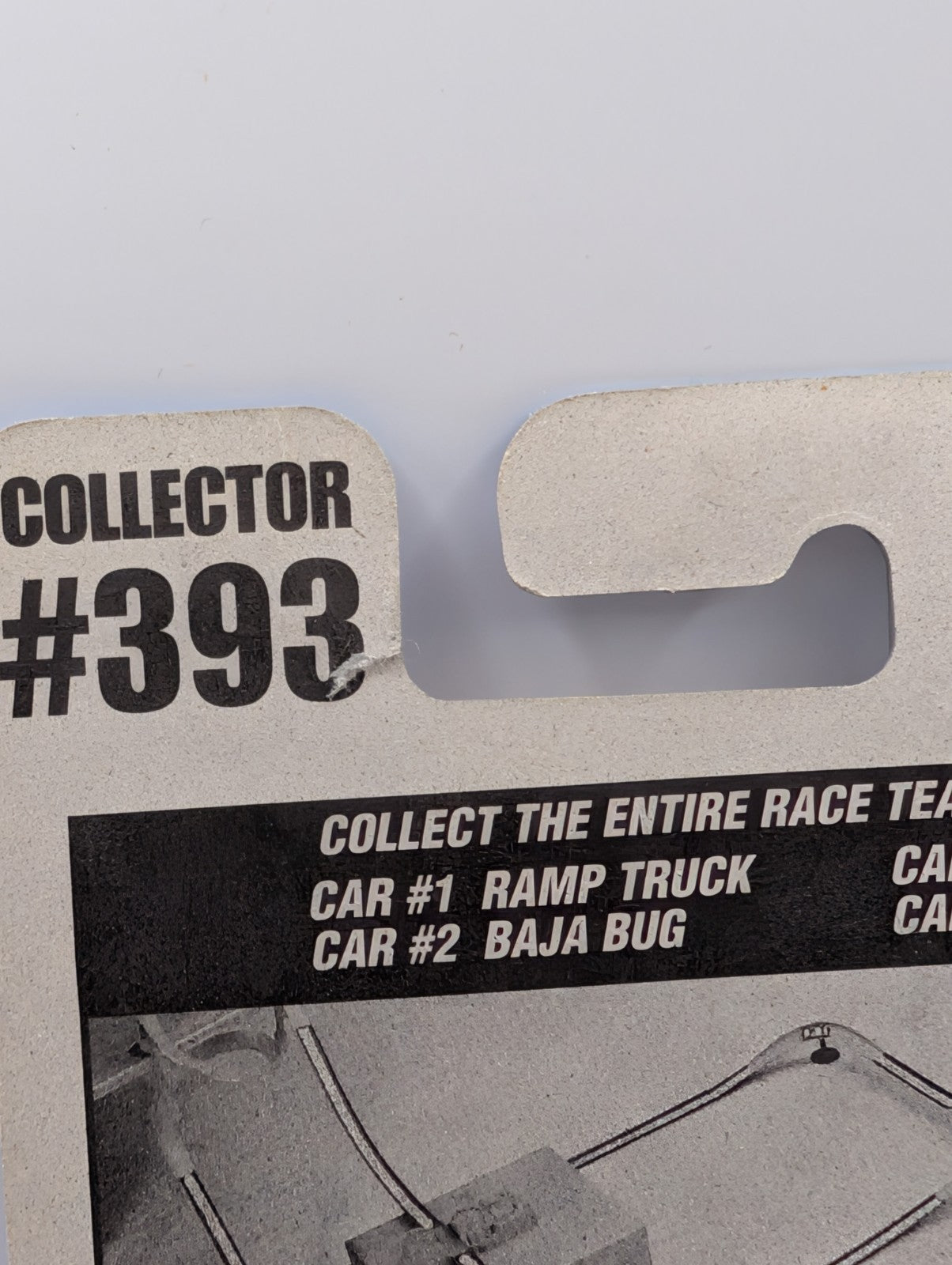 Hot Wheels Race Team Series II 2/4 Baja Bug Blue Collector 393 (Card Damage)