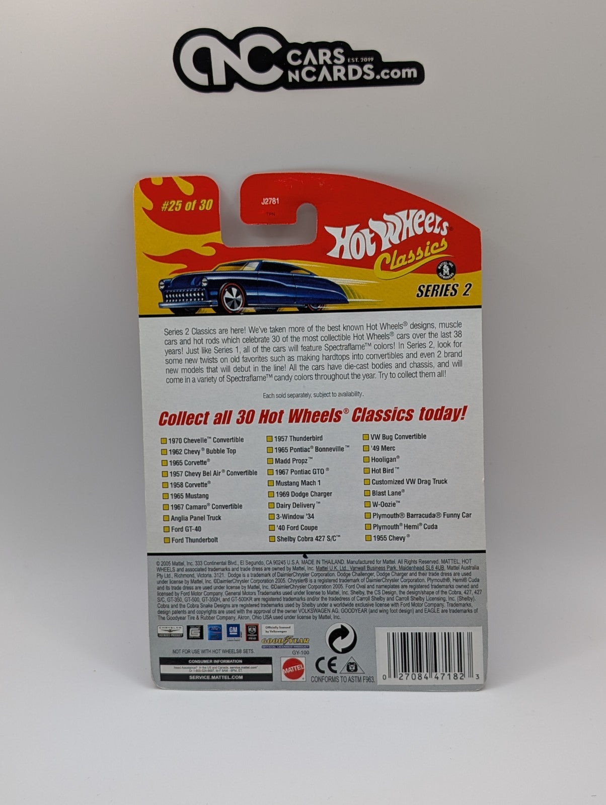 2006 Hot Wheels Classics Series 2 Customized VW Drag Truck Spectraflame Red