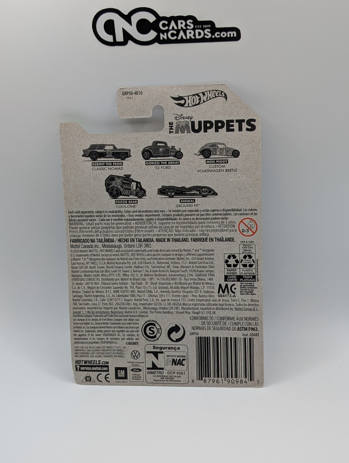 2021 Hot Wheels The Muppets 3/5 Miss Piggy Custom Volkswagen Beetle