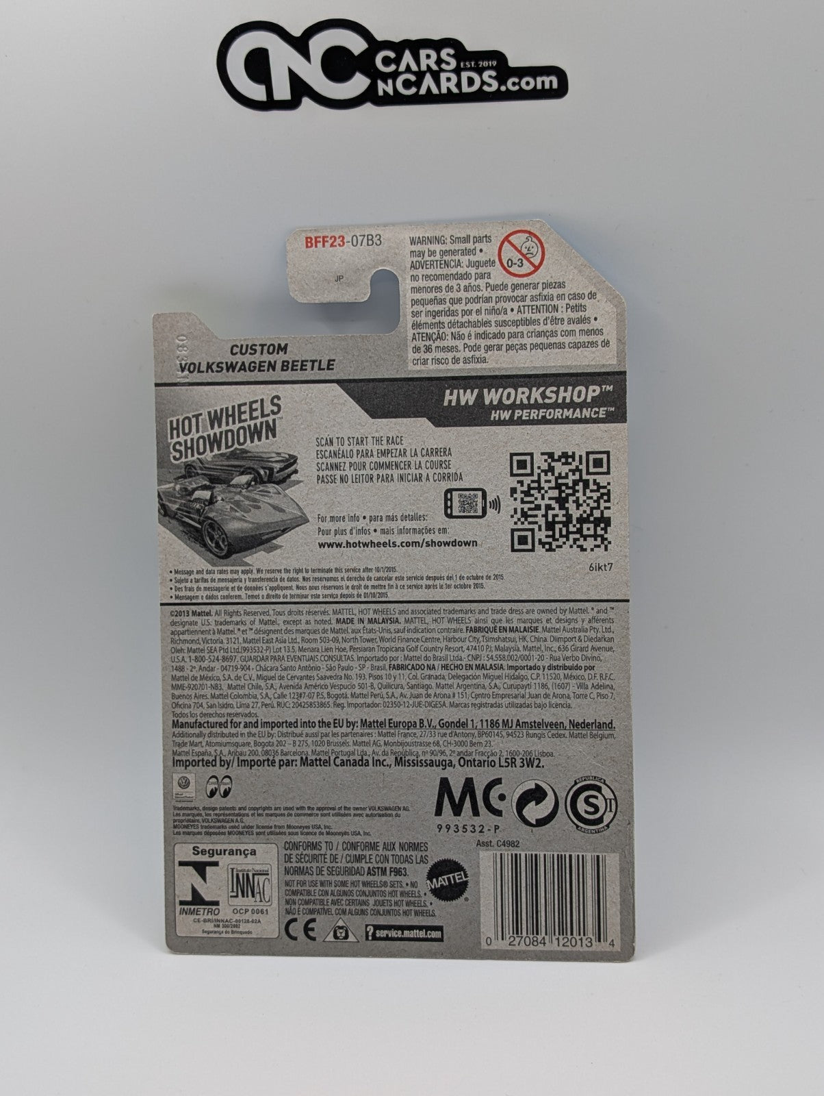 2014 Hot Wheels HW Workshop Custom Volkswagen Beetle Mooneyes 247/250