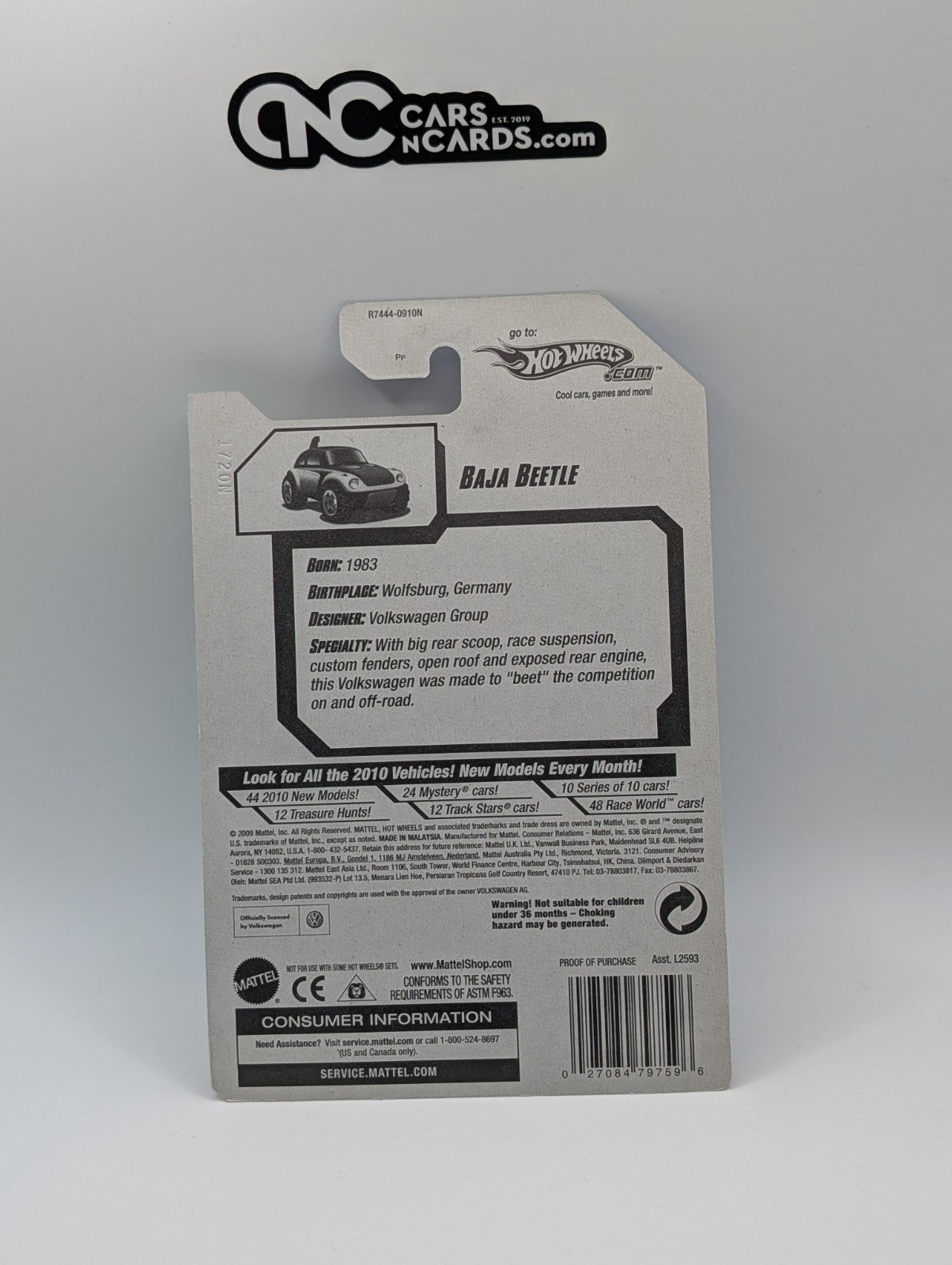 Hot Wheels Treasure Hunts 11/12 Baja Beetle Yellow 063/214