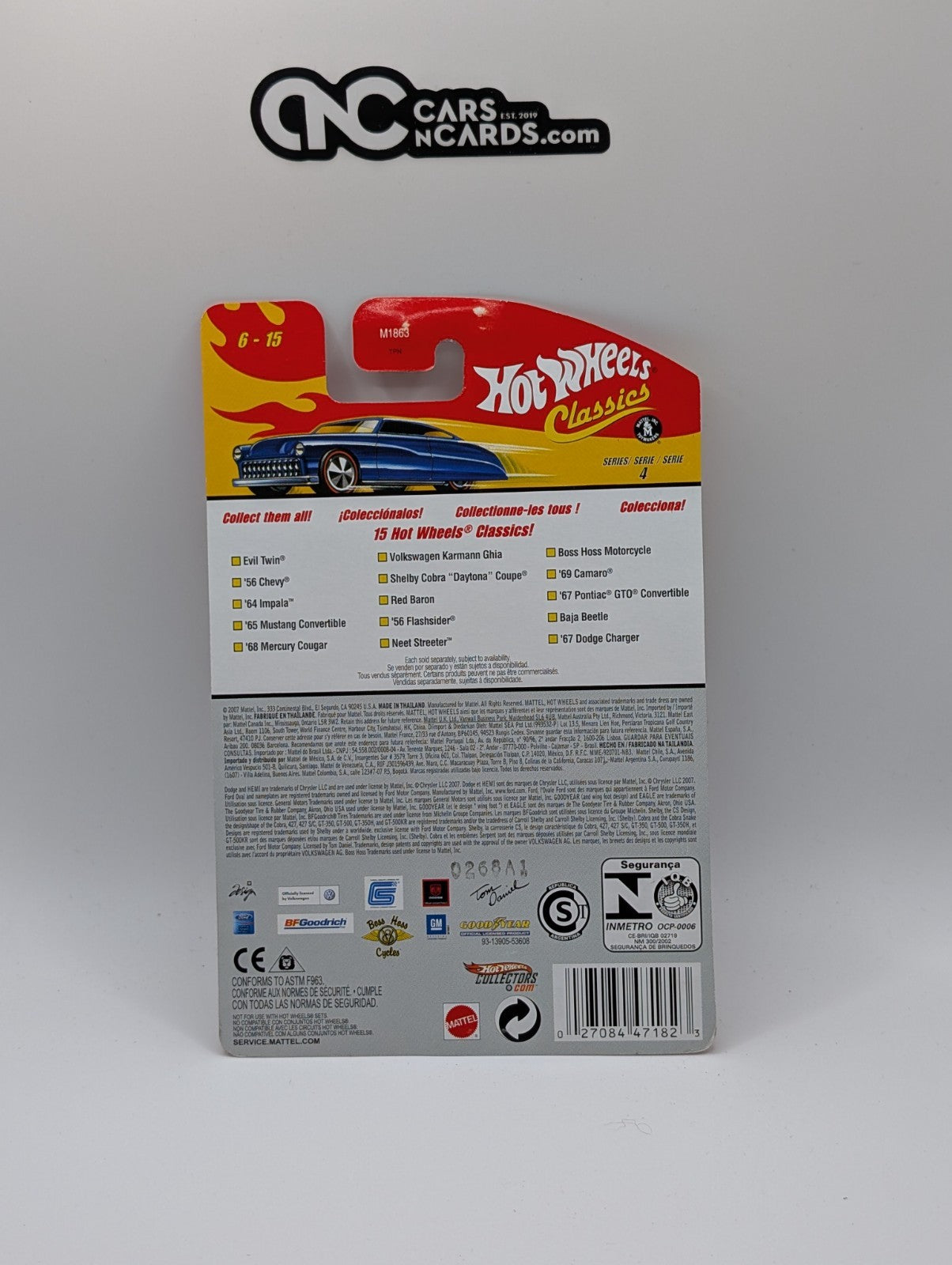 2008 Hot Wheels Classics Series 4 Volkswagen Karmann Ghia