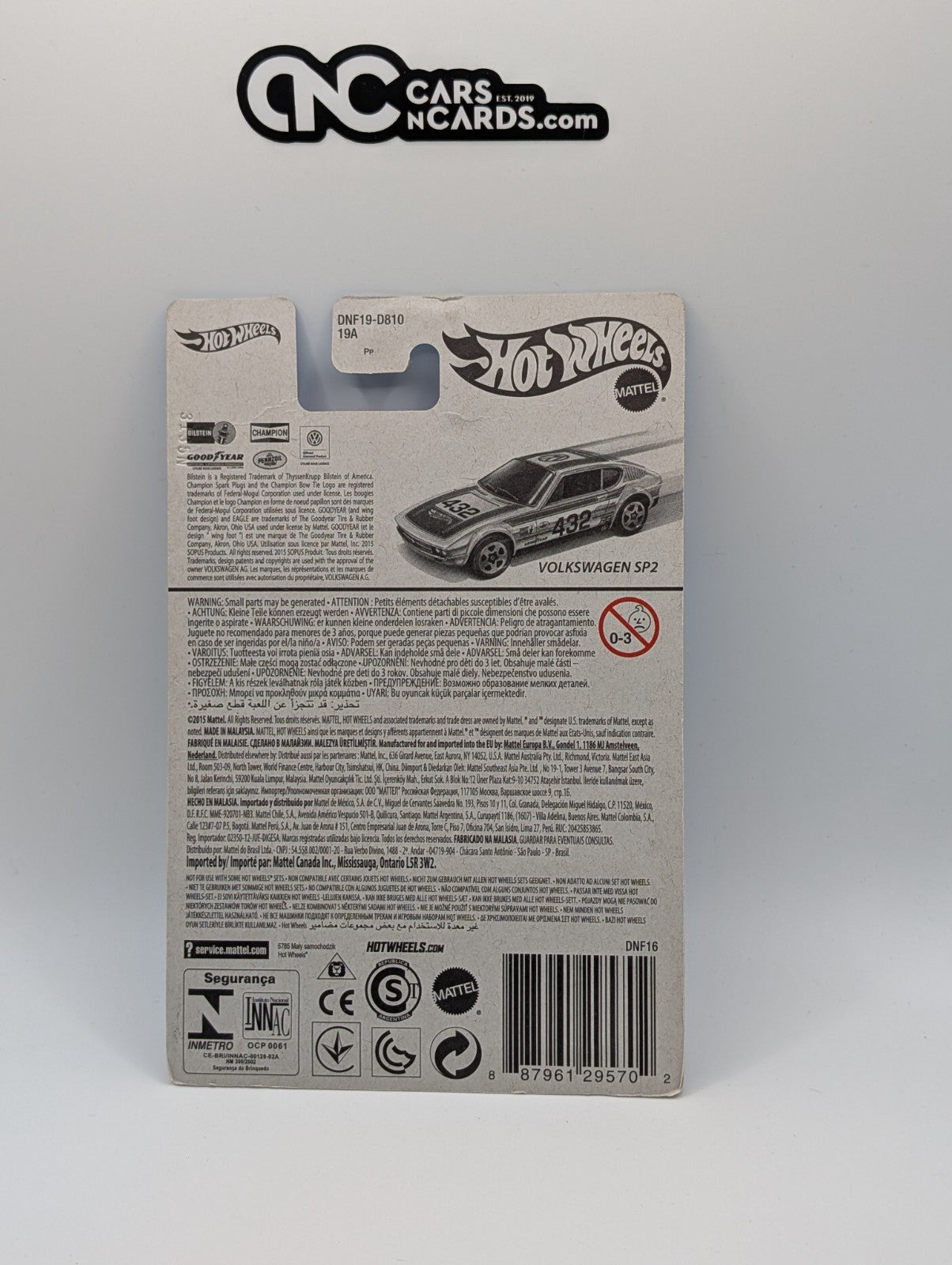 2016 Retro Style Volkswagen SP2 White Target Exclusive (Card Damage)