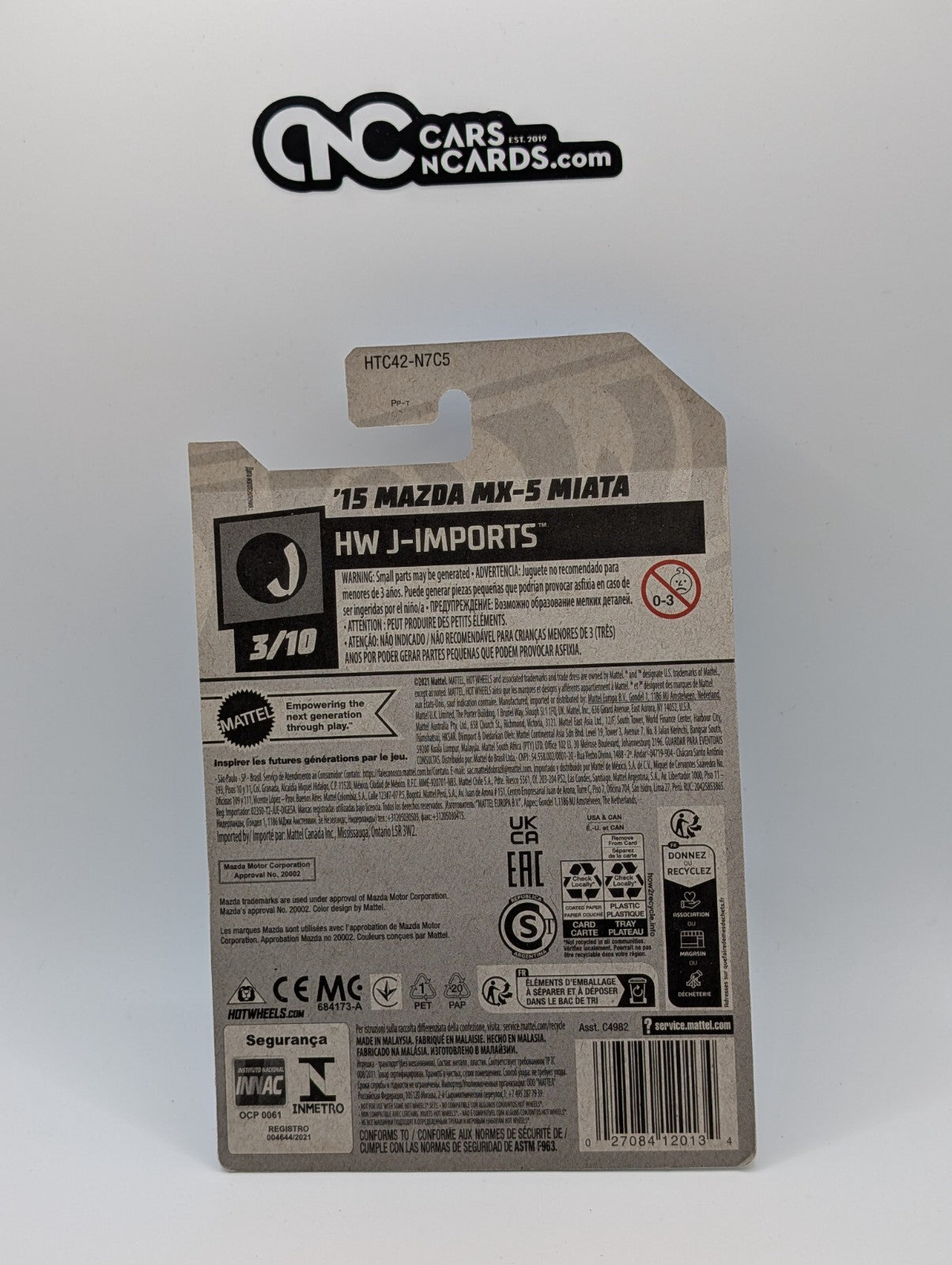 2024 Hot Wheels HW J-Imports 3/10 '15 Mazda MX-5 Miata Green 69/250
