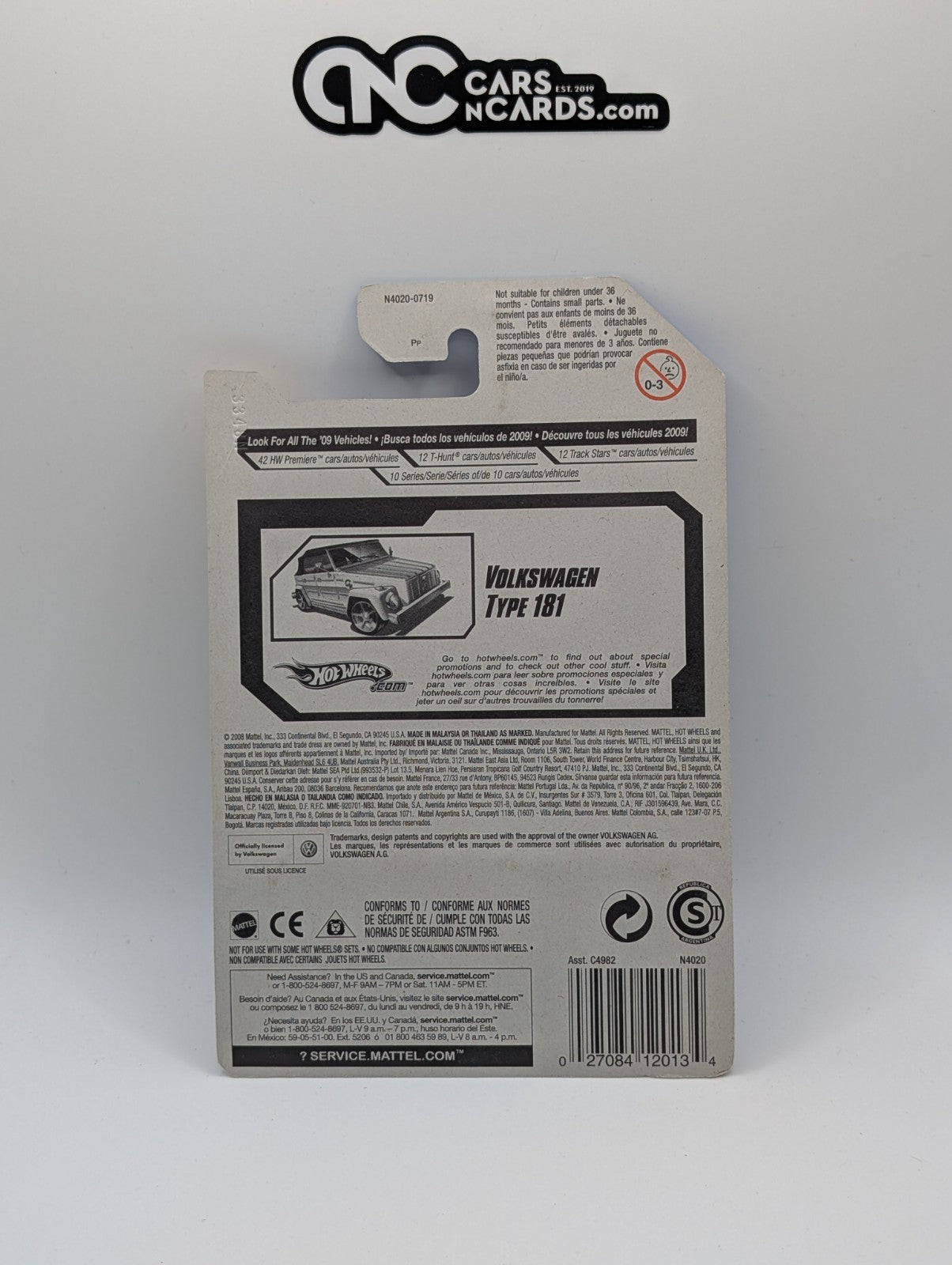 2009 Hot Wheels HW Premiere 17/42 Volkswagen Type 181 Tan 17/190