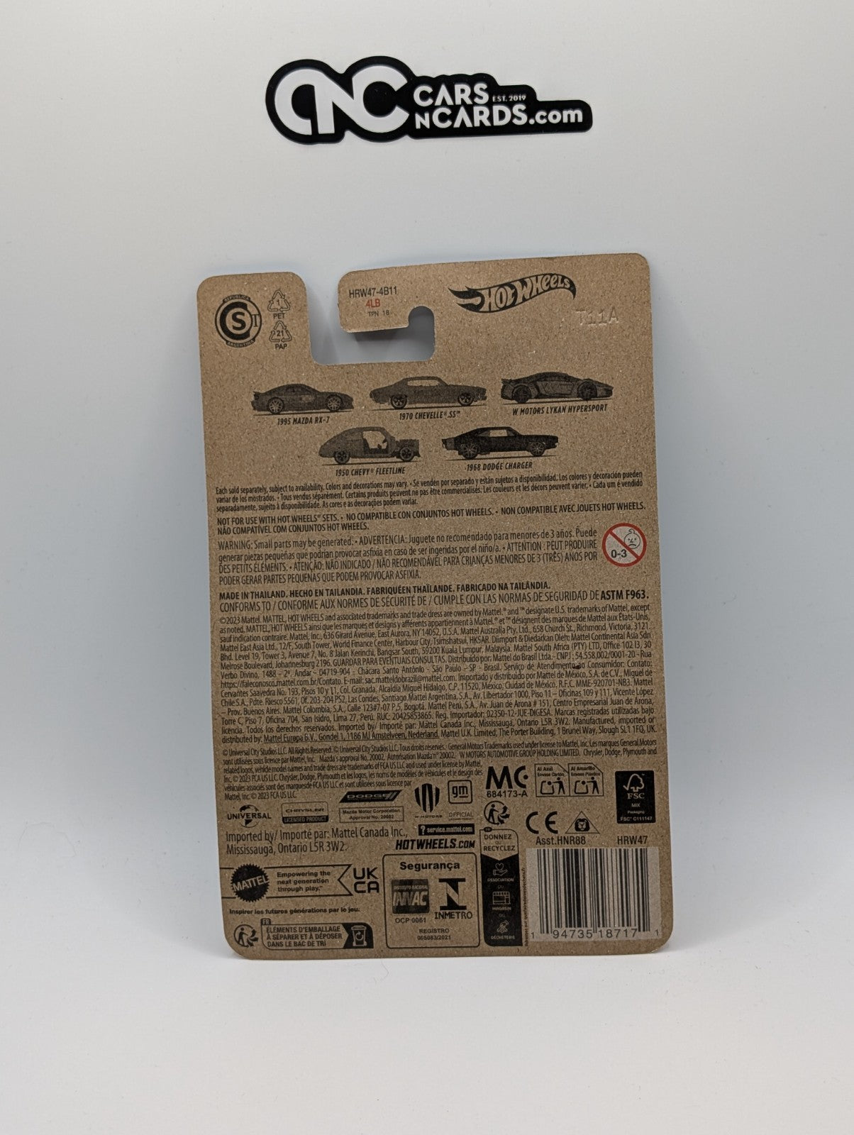 2024 Hot Wheels Fast & Furious 2/5 Dominic Toretto 1970 Chevelle SS Gray