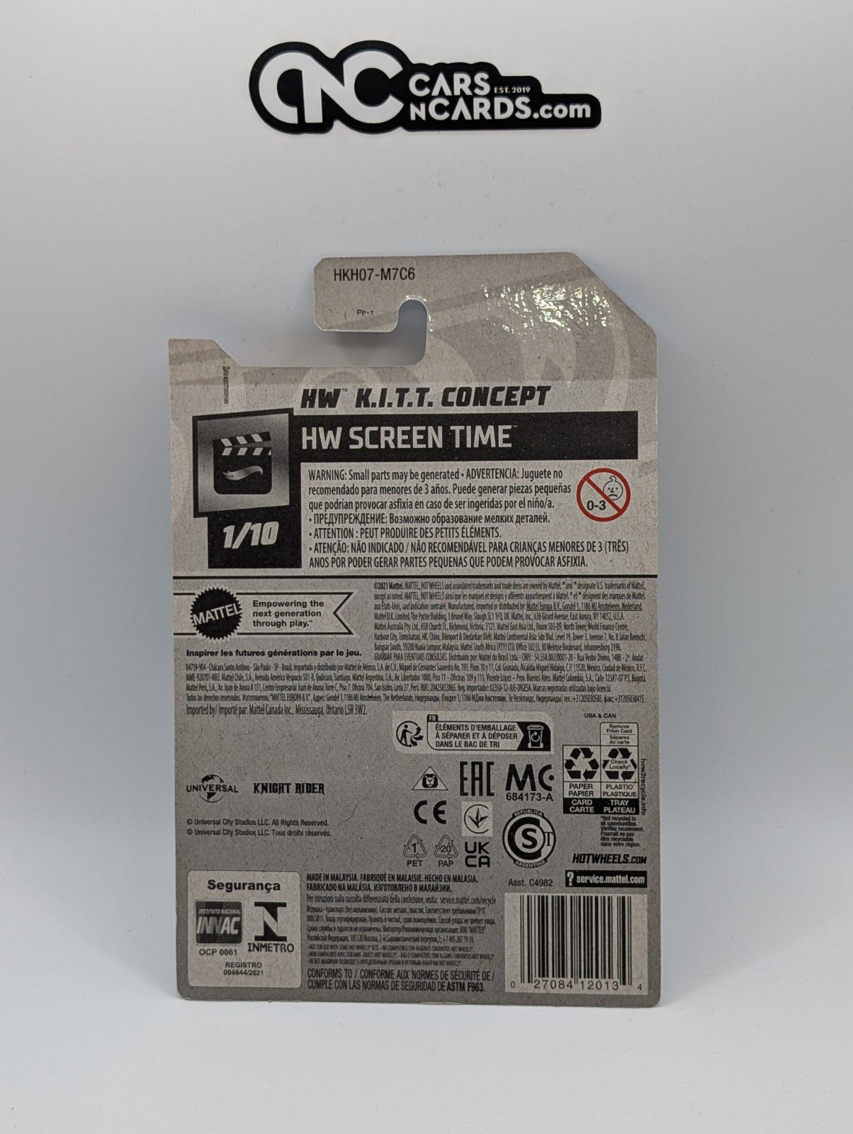 2023 Hot Wheels HW Screen Time 1/10 HW K.I.T.T. Concept 6/250 Knight Rider
