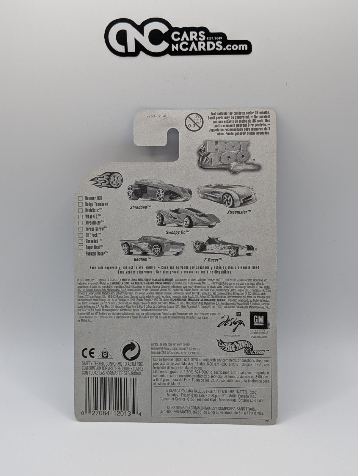 2004 Hot Wheels First Editions Hummer H3T Black 60/100