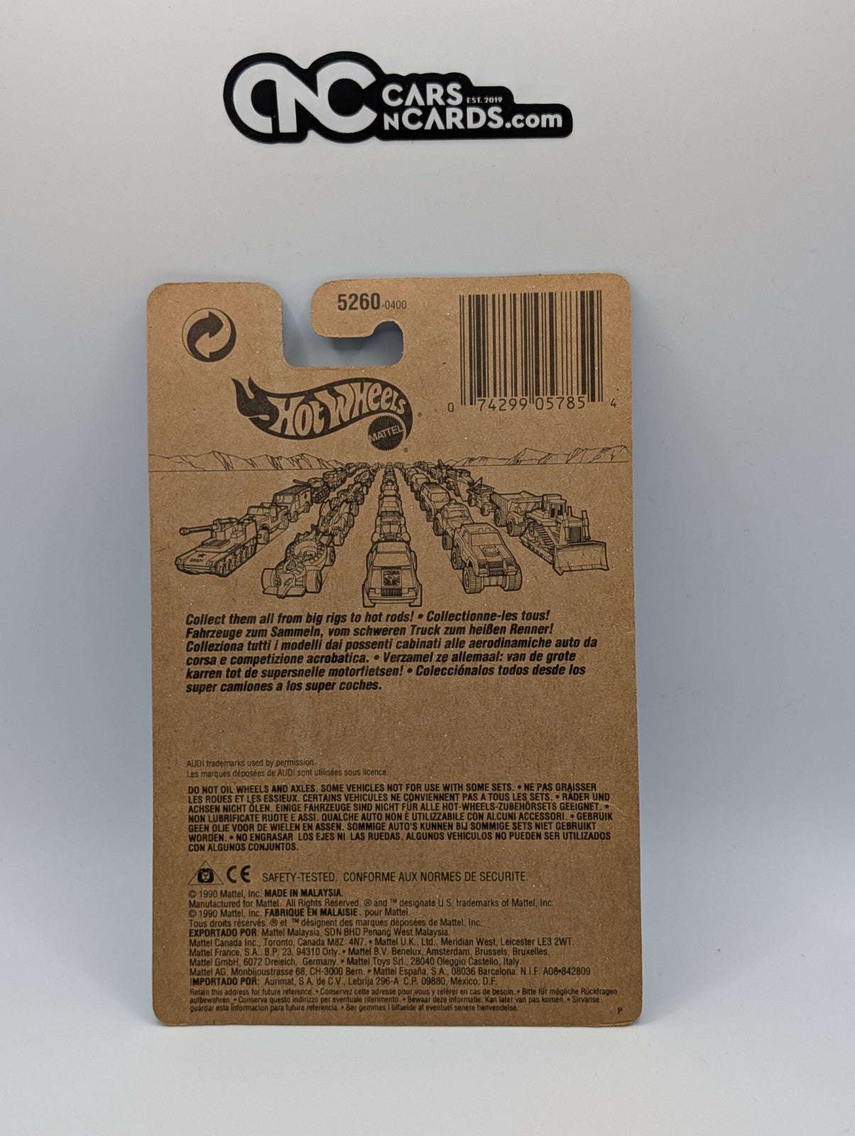 1993 Hot Wheels Avus Quattro Silver Ultra Hot Wheels #5260