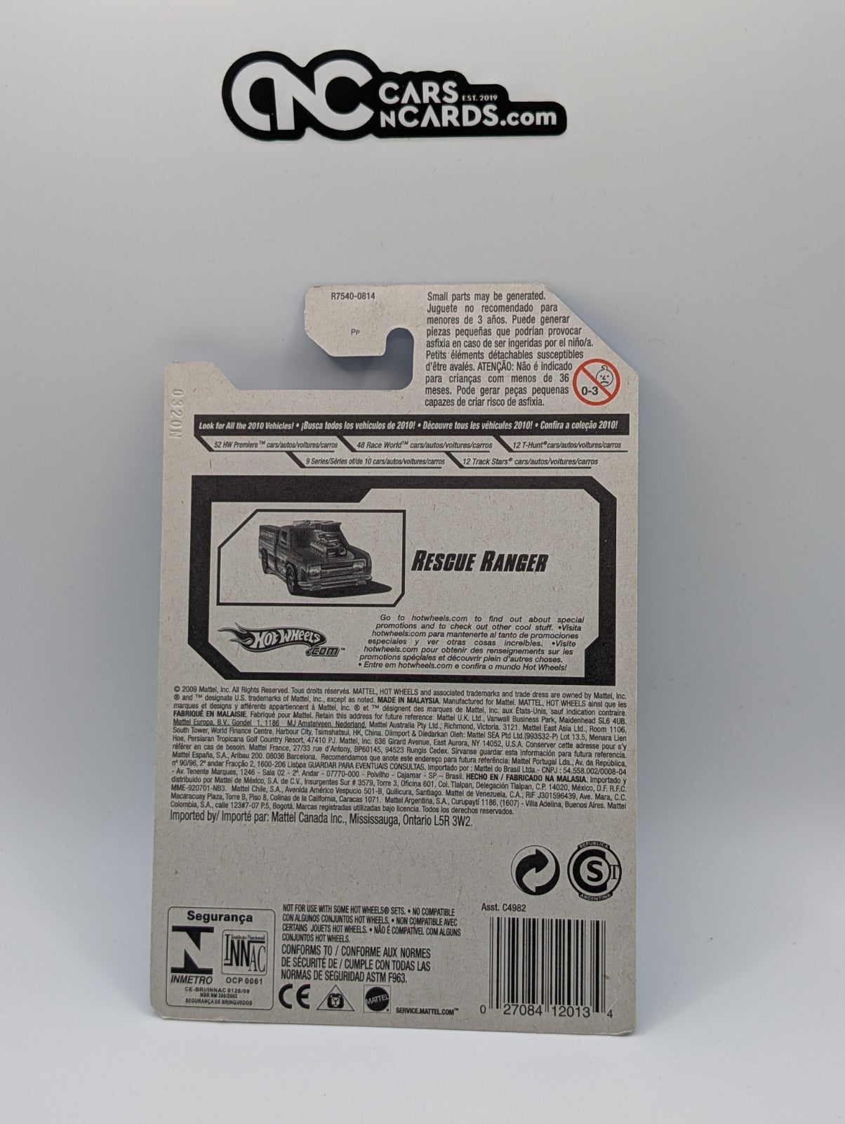 2010 Hot Wheels HW City Works 7/10 Rescue Ranger Green 123/214