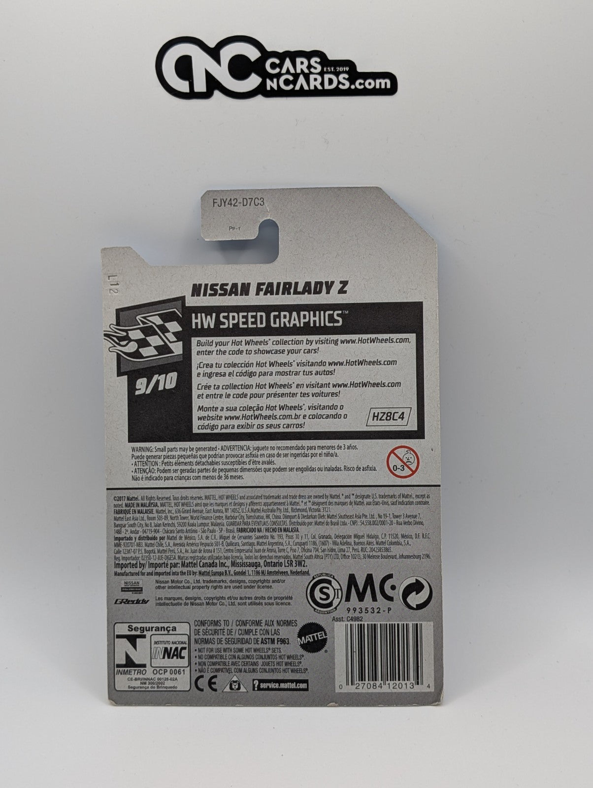 2018 Hot Wheels HW Speed Graphics 9/10 Nissan Fairlady Z Red GReddy 244/365