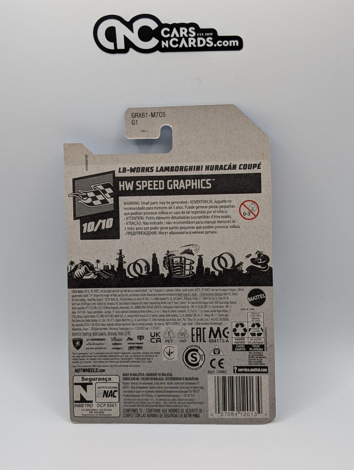 2021 Hot Wheels Speed Graphics LB-WORKS Lamborghini Huracan Coupe 197/250