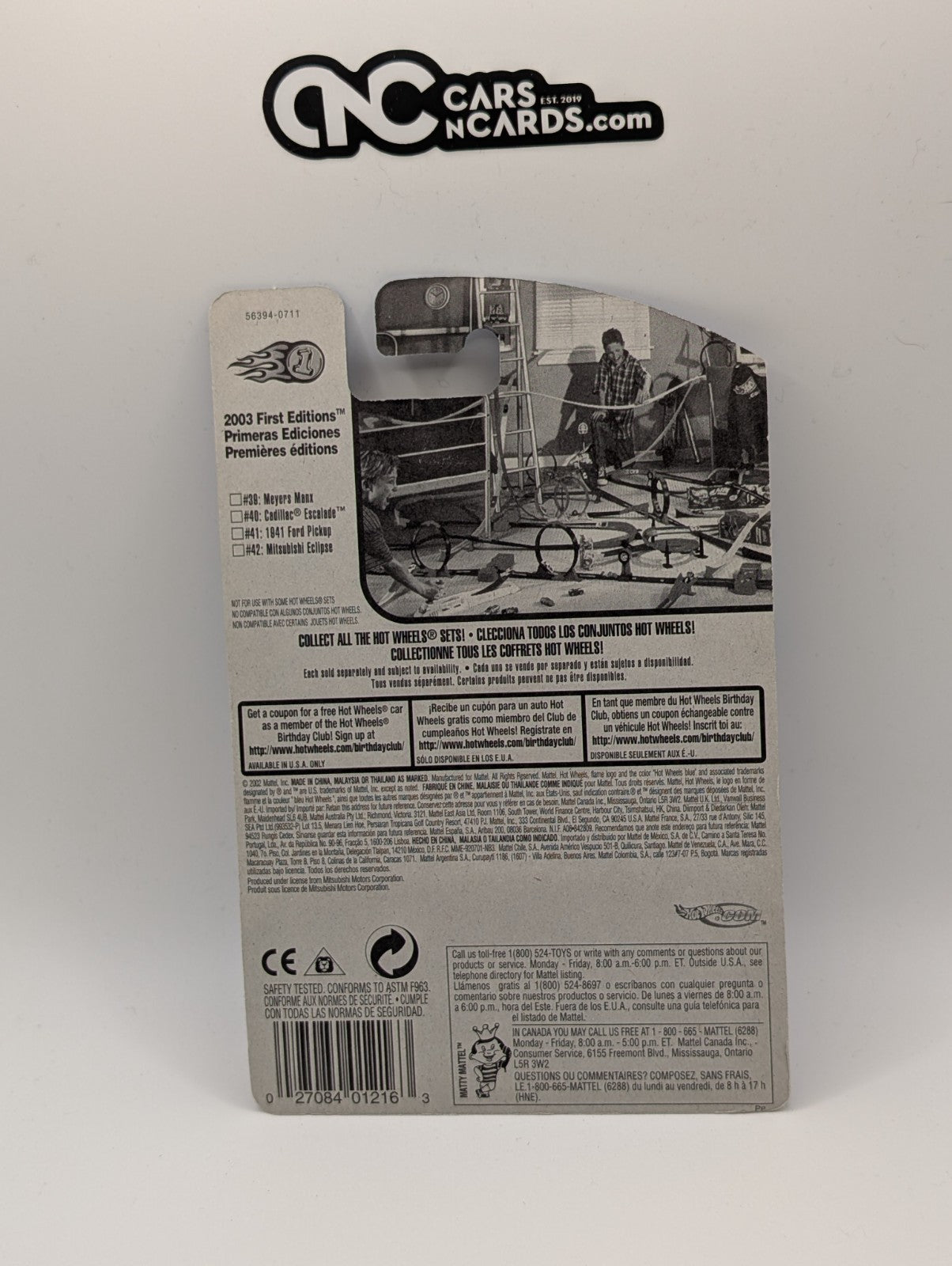 2003 Hot Wheels First Editions 42/42 Mitsubishi Eclipse Red Collector #54