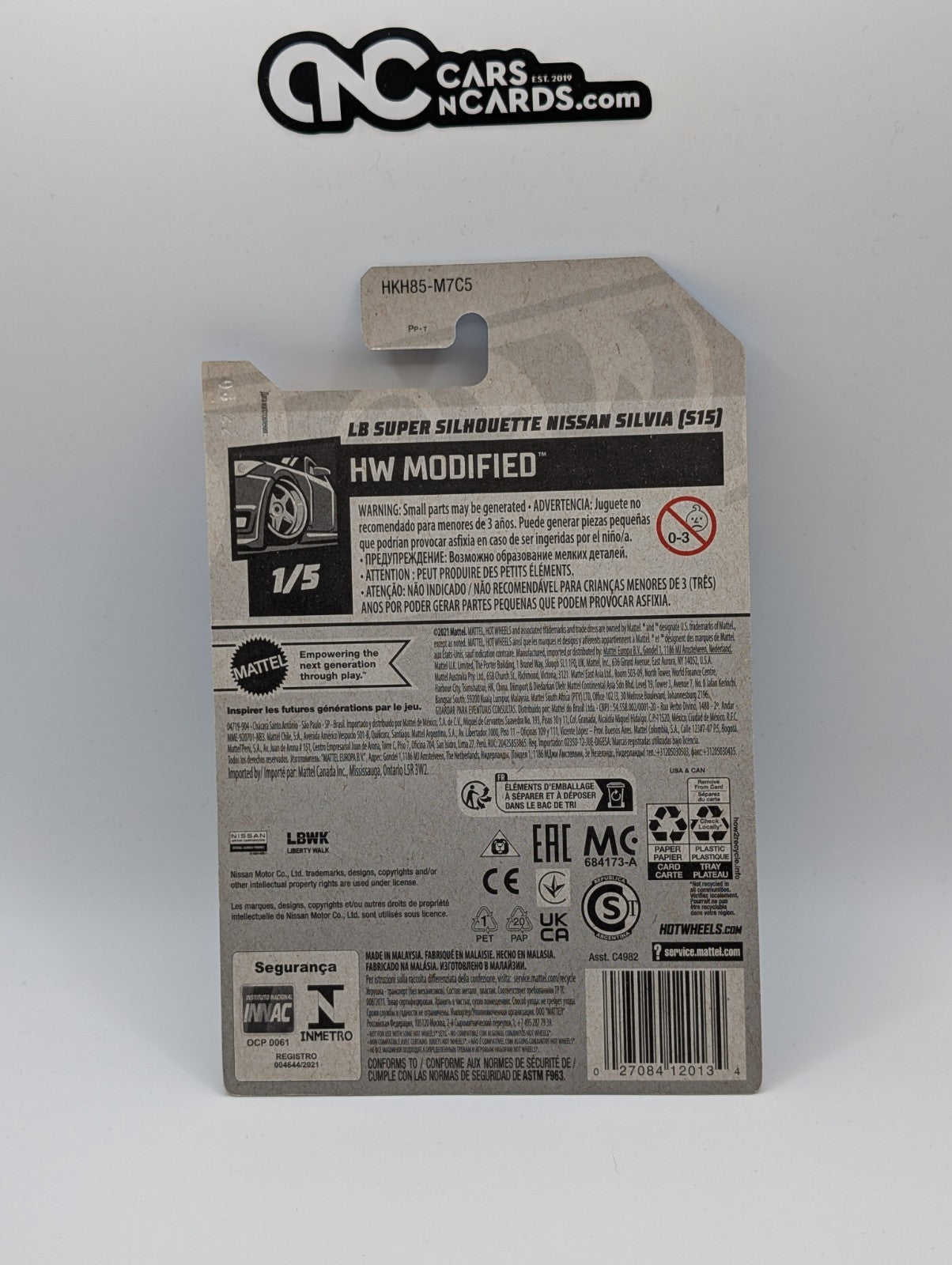 2023 Hot Wheels HW Modified LB Super Silhouette Nissan Silvia (S15) Black 17/250