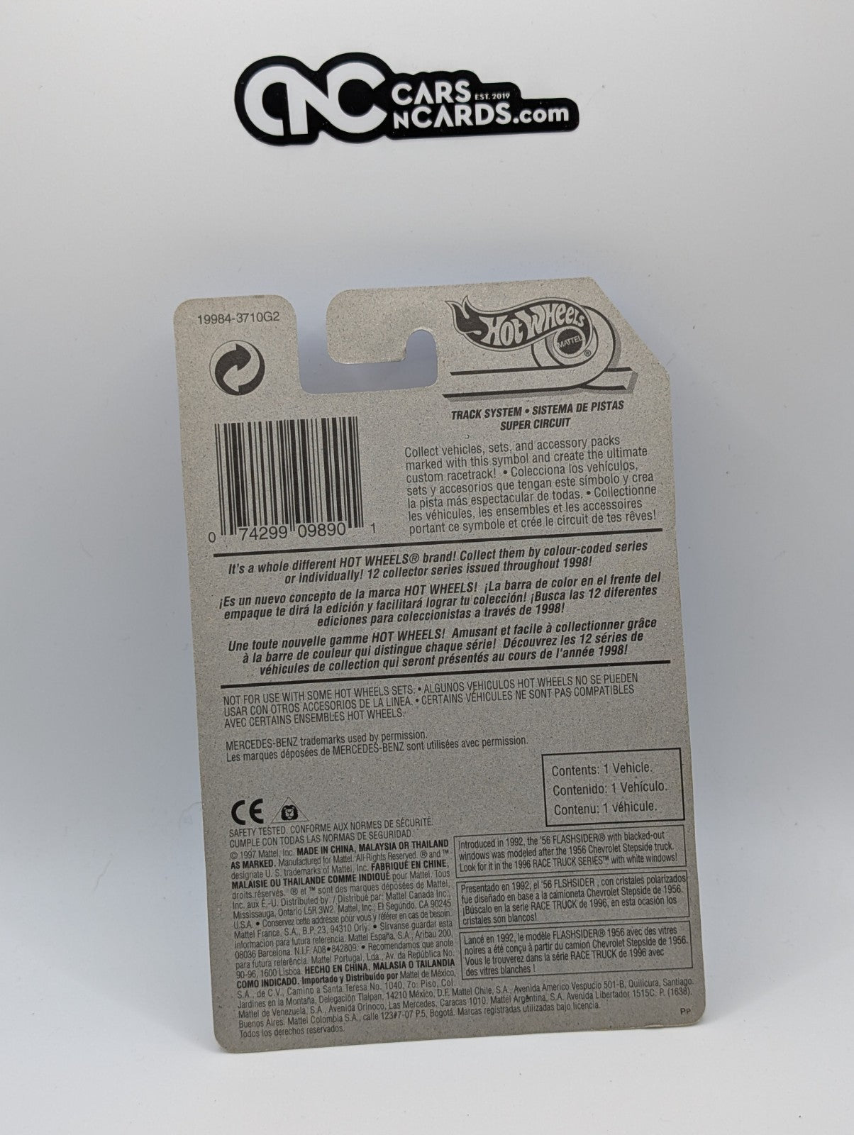 1998 Hot Wheels Mercedes 500 SL Green Collector #815