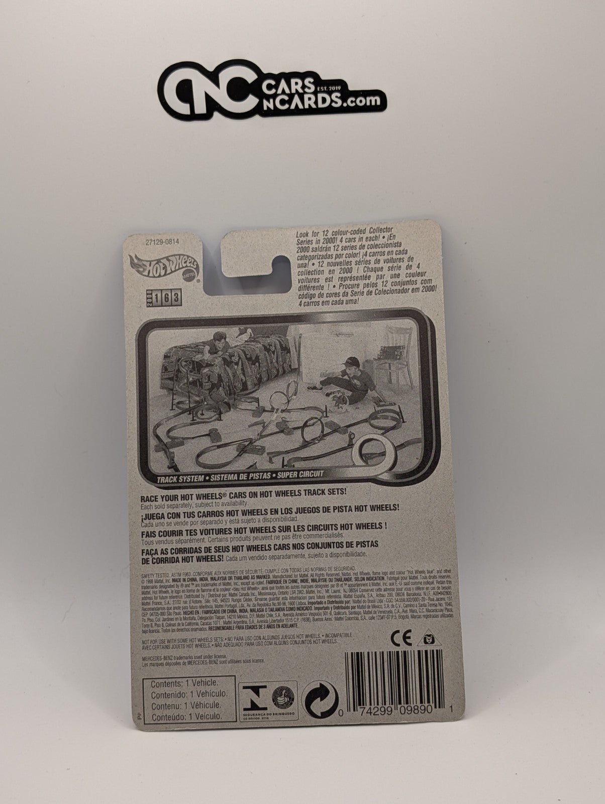 2000 Hot wheels Mercedes CLK-LM Red Collector #163