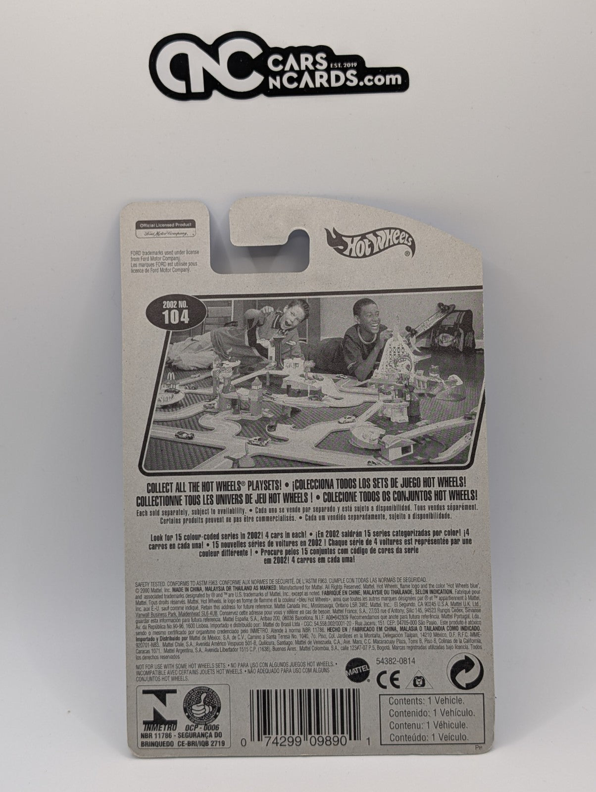 2002 Hot Wheels Red Lines 2/4 Ford Victoria 1932 Collector #104 (Soft Corners)