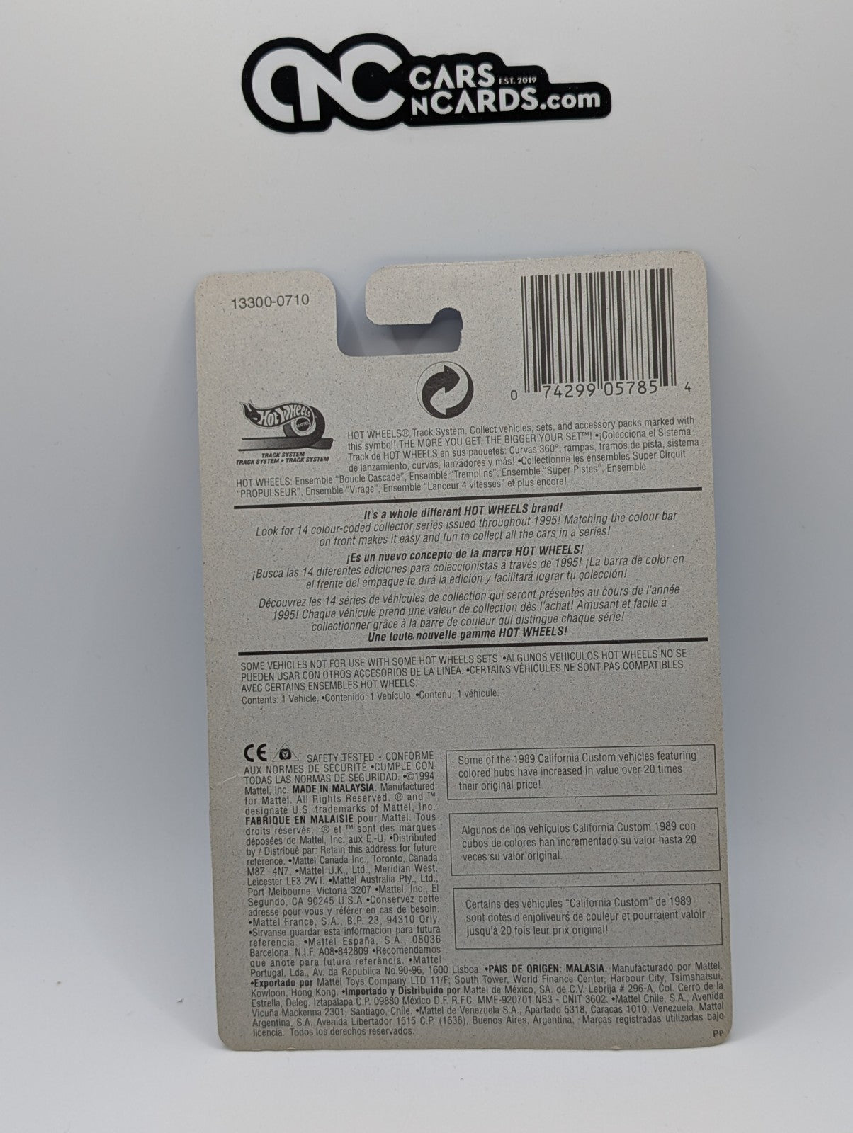 1995 Hot Wheels Speed Gleamer 2/4 T-Bucket Purple Chrome Engine Collector #313