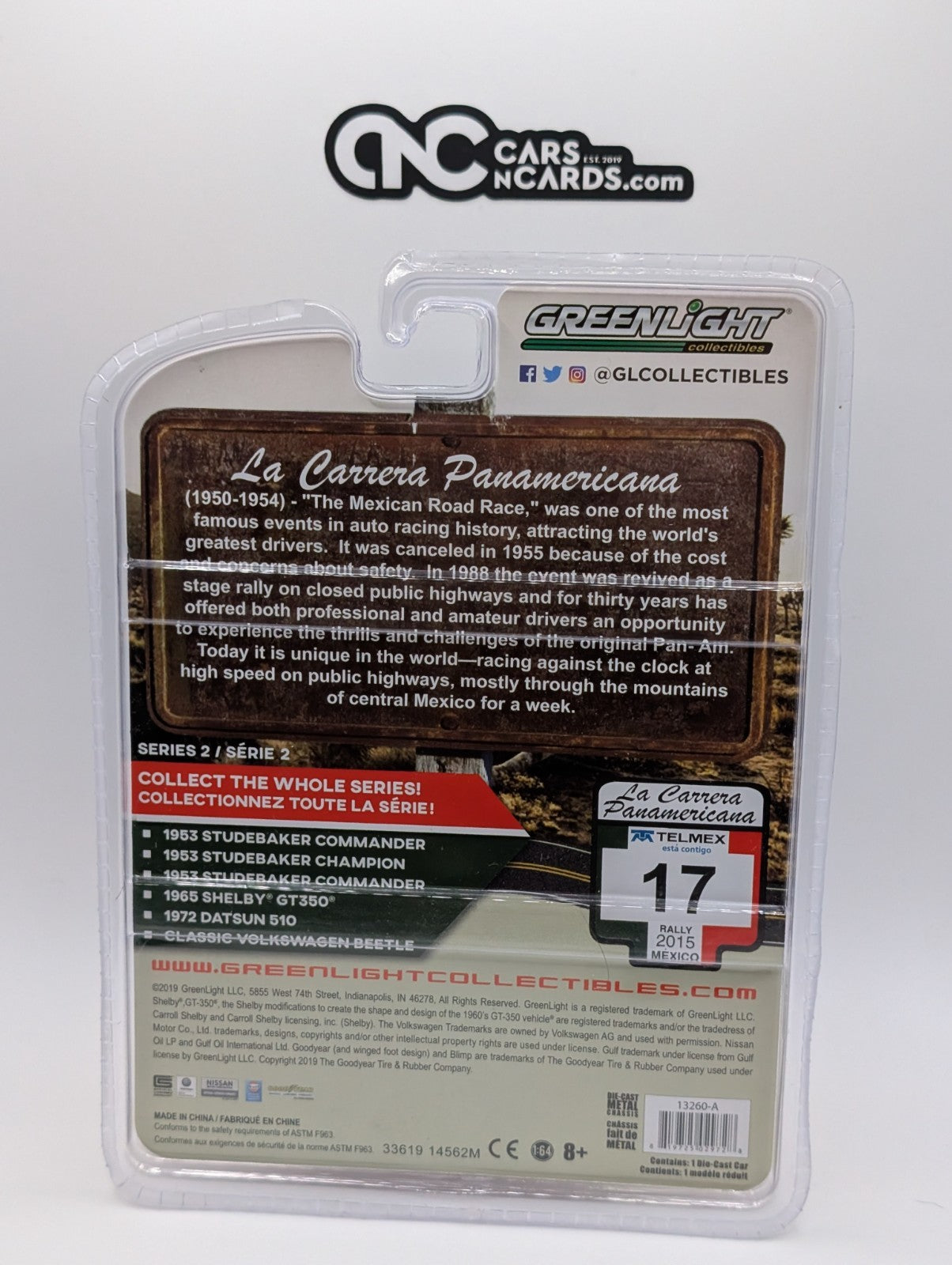 Greenlight 1953 Studebaker Commander La Carrera Panamericana