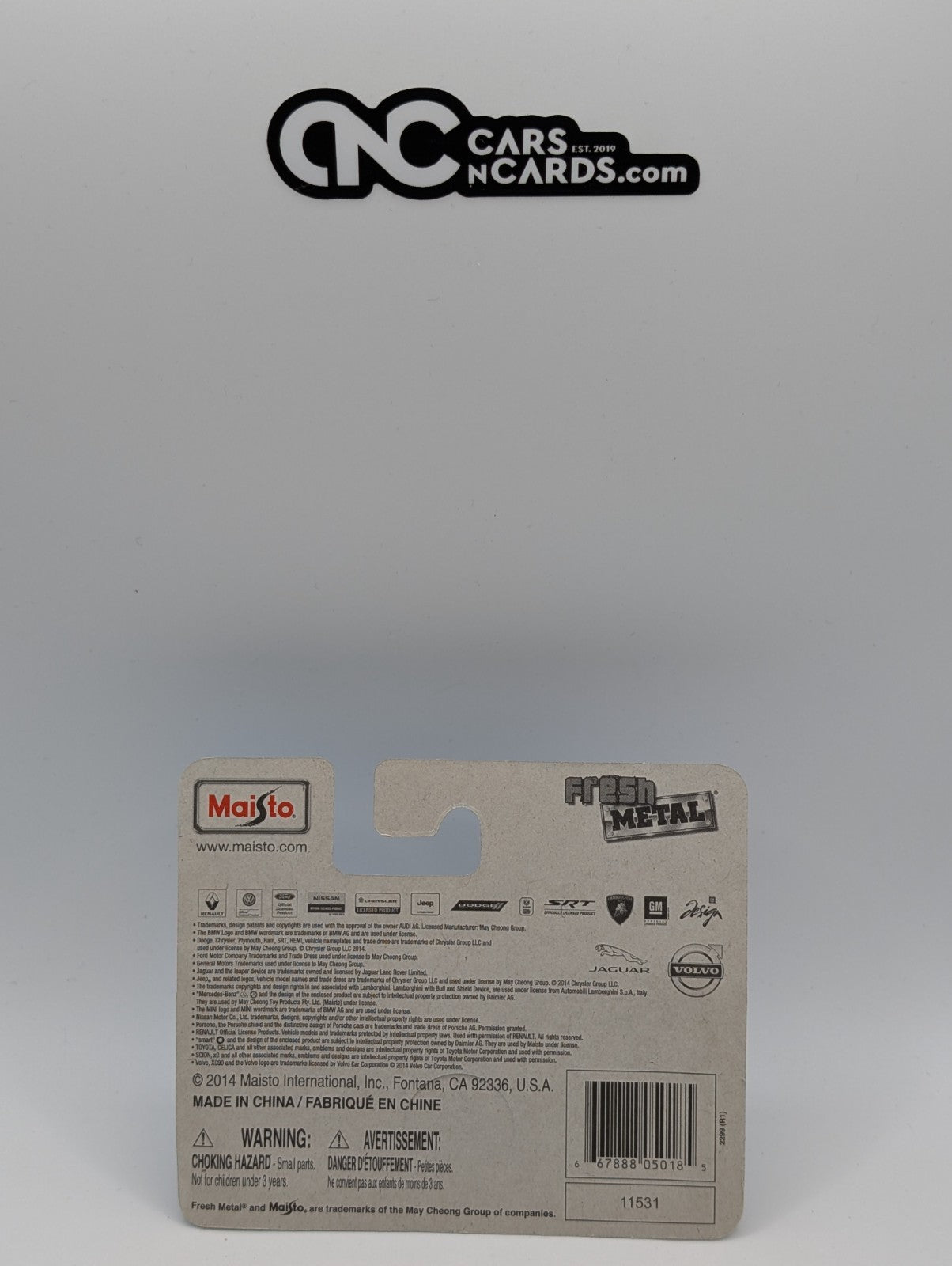 2014 Maisto Fresh Metal Nissan 370z White