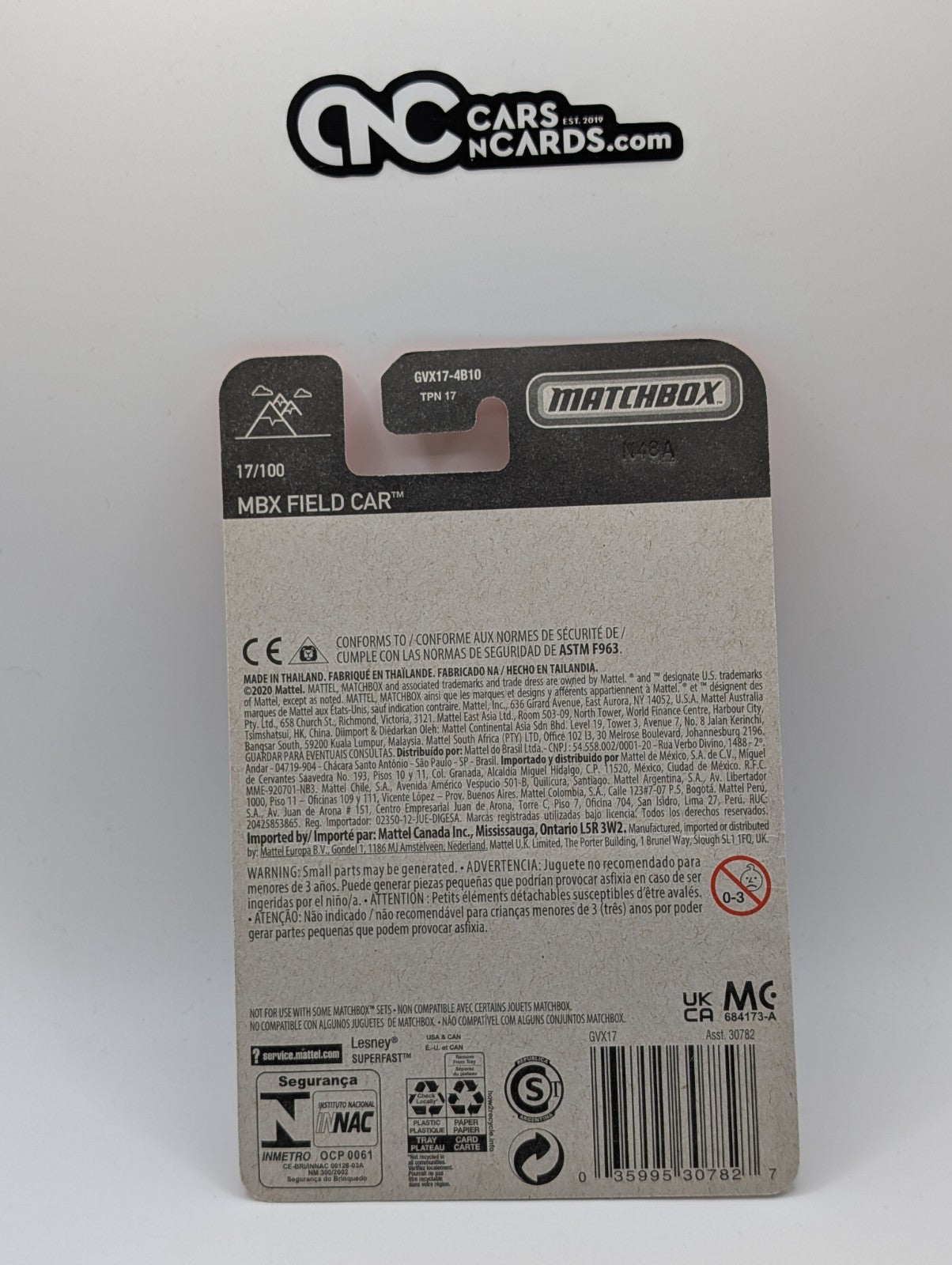 Matchbox MBX Field Car Orange 17/100