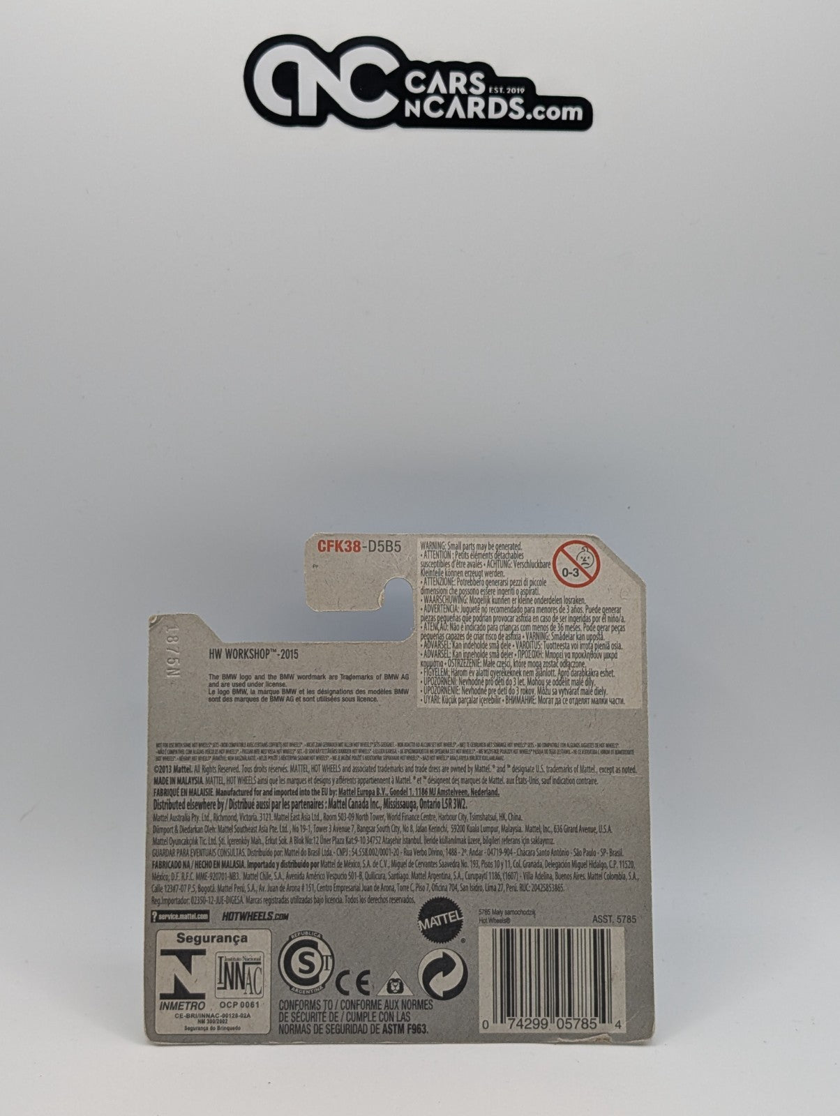 Hot Wheels HW Workshop BMW K 1300 R 190/250 Short Card (Soft Corners)