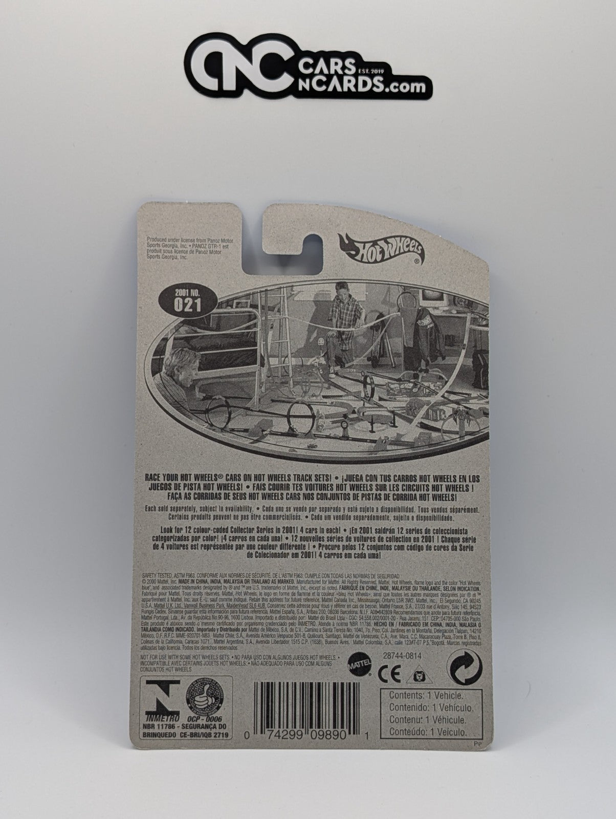 2001 Hot Wheels Panoz LMP-1 Roadster S Red 9/36