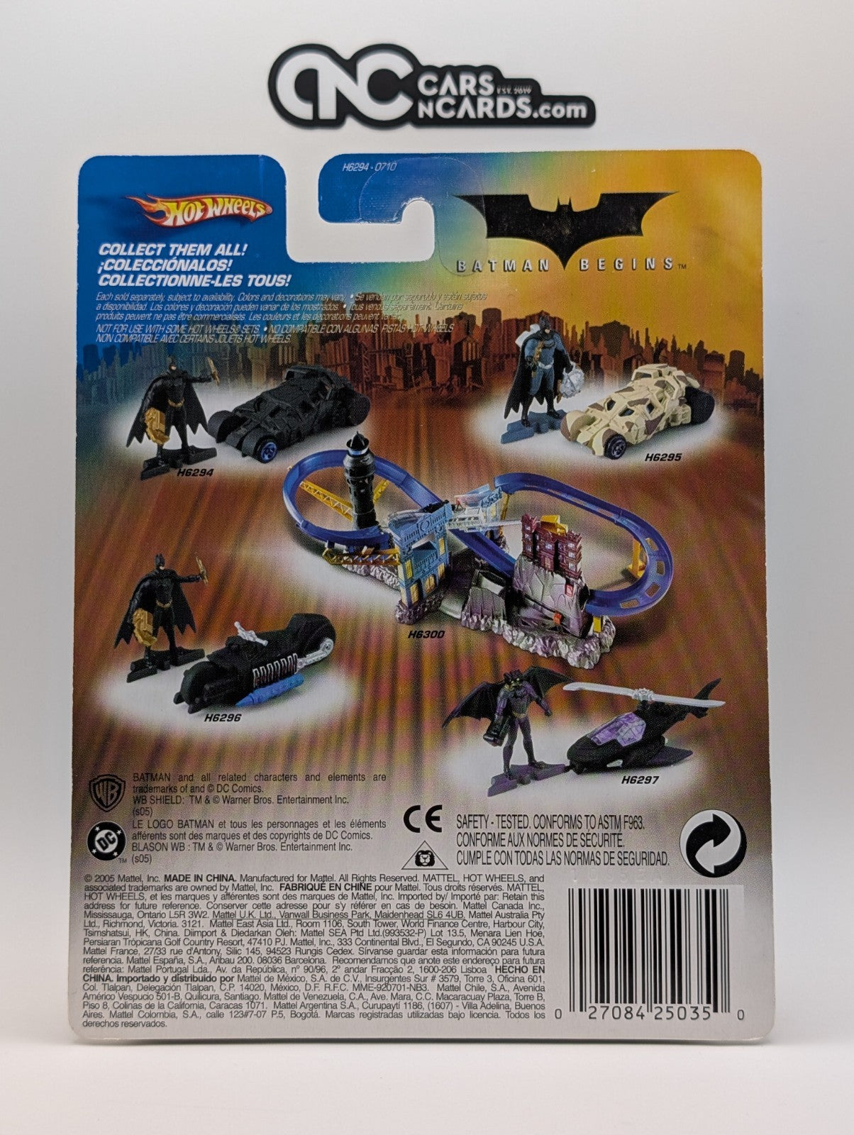 Hot Wheels Batman Begins Camo Batmobile With Mini Figure H6295