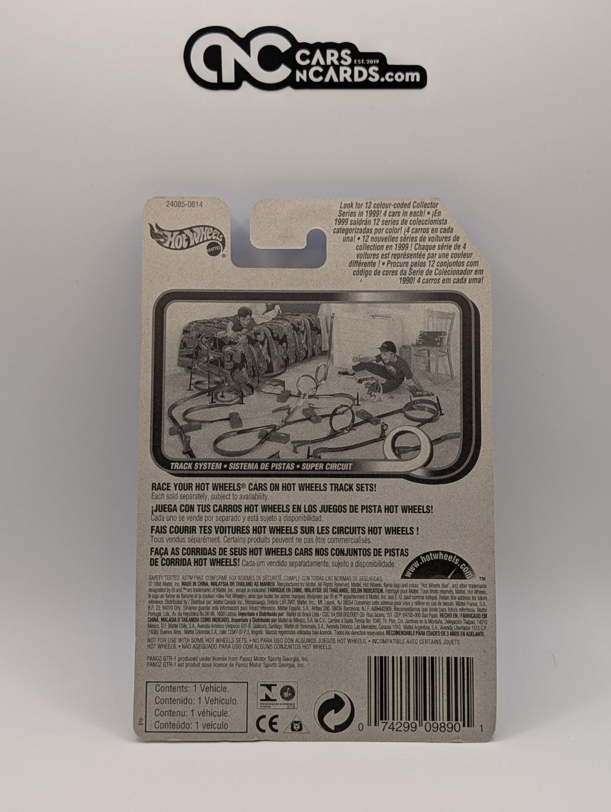 Hot Wheels Panoz GTR-1 Black (Rough Edges)