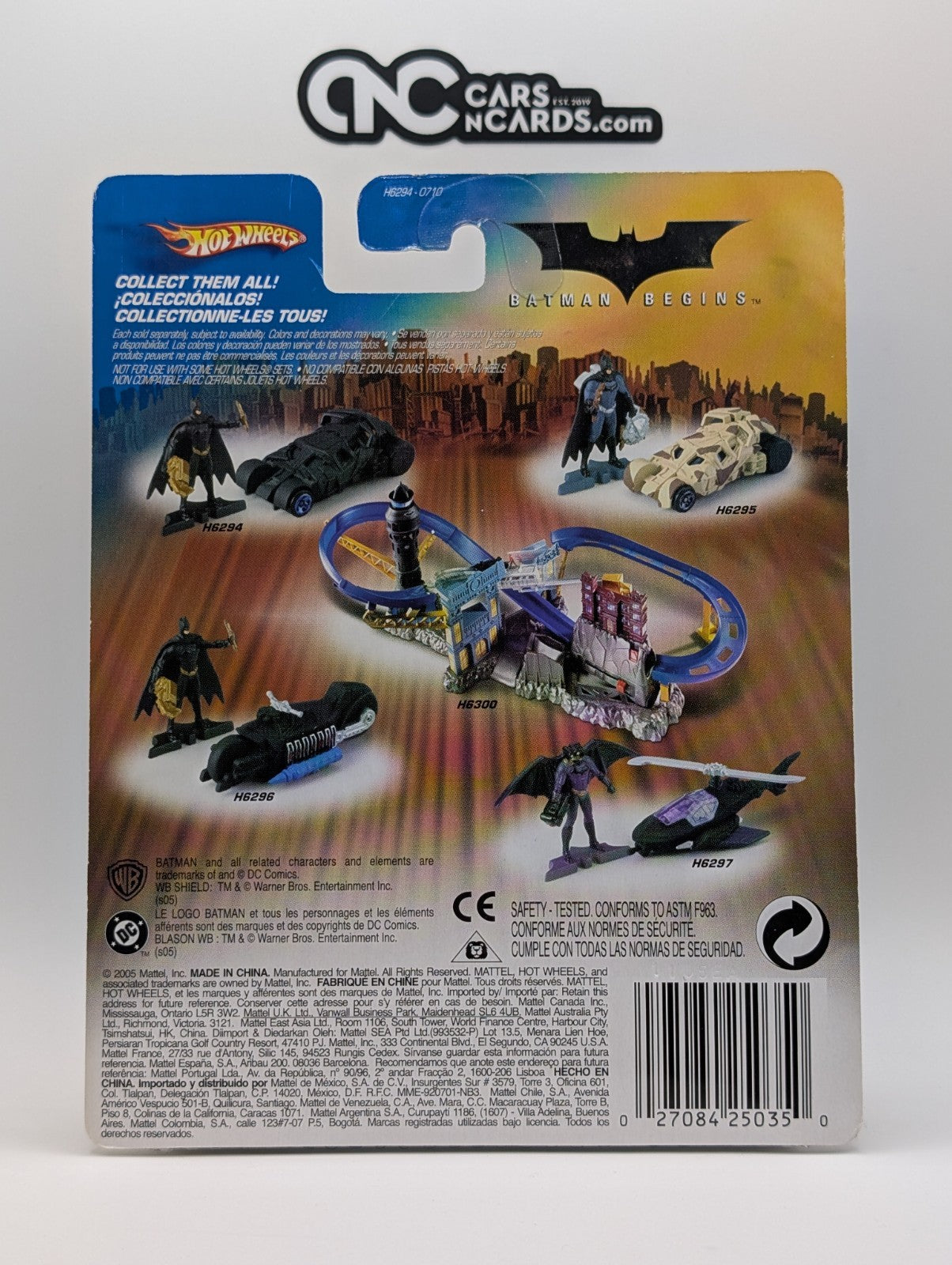 Hot Wheels Batman Begins Batcycle With Mini Figure H6296 (Hook Crease)