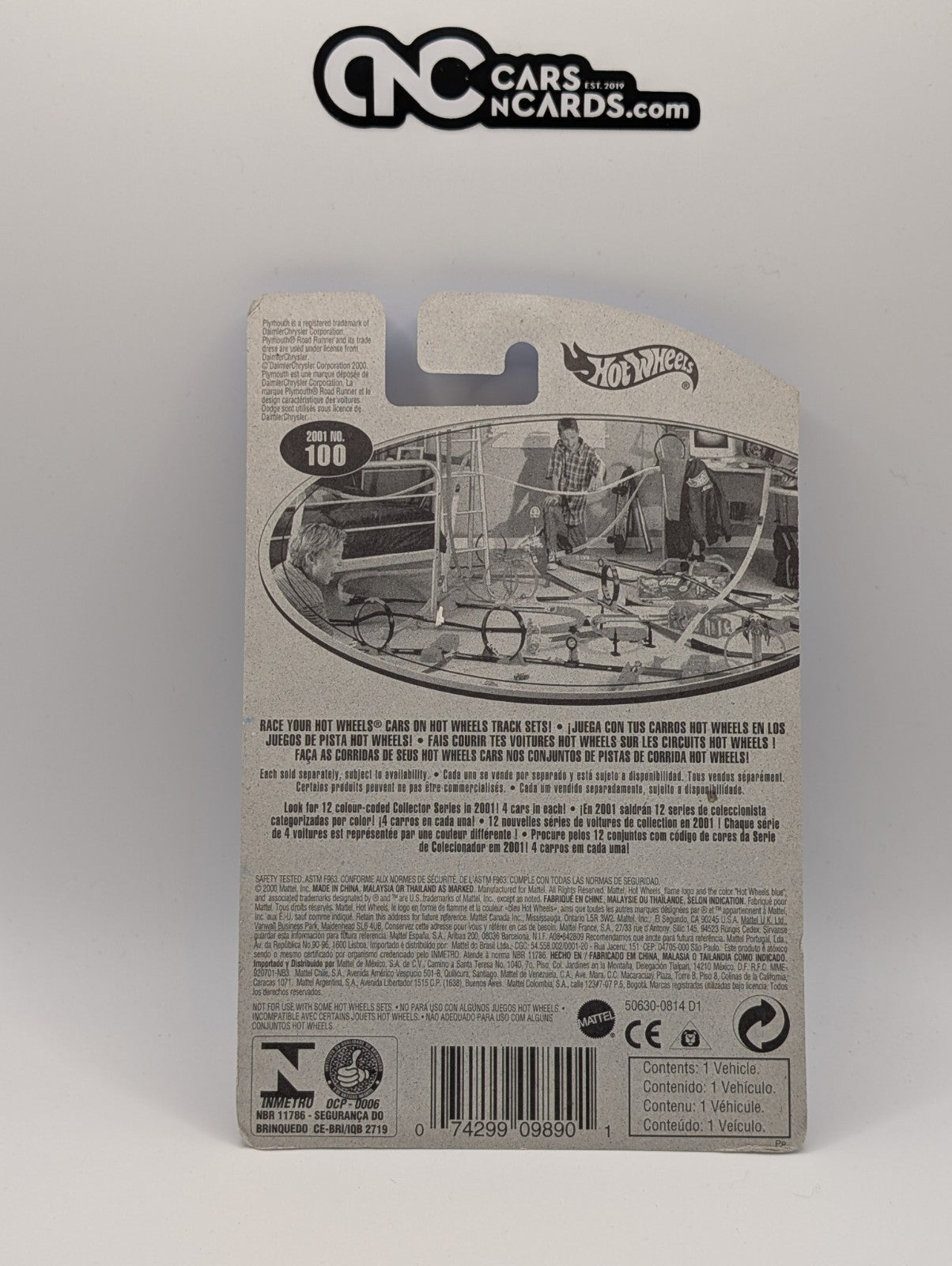 2001 Hot Wheels Plymouth Road Runner 1970 Red (Soft Corners)