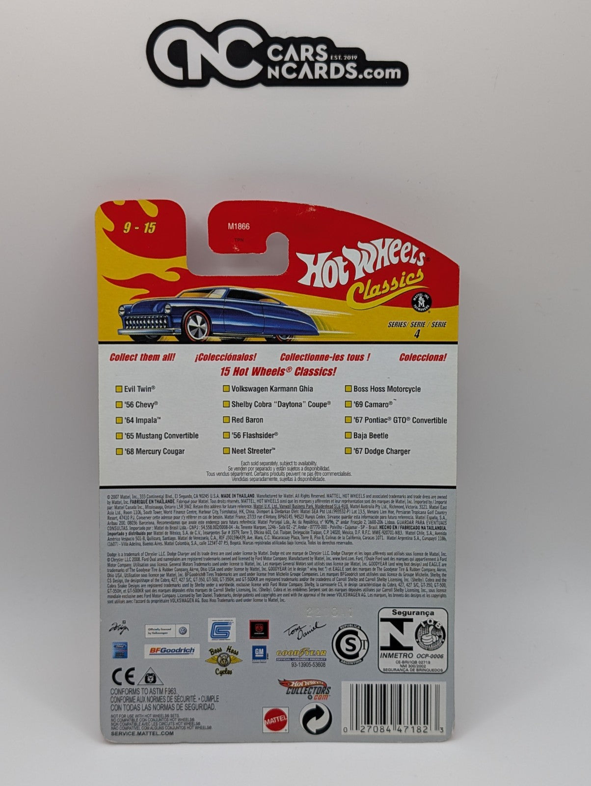 Hot Wheels Classics Series 4 9/15 '56 Flashsider Red (Soft Corners)