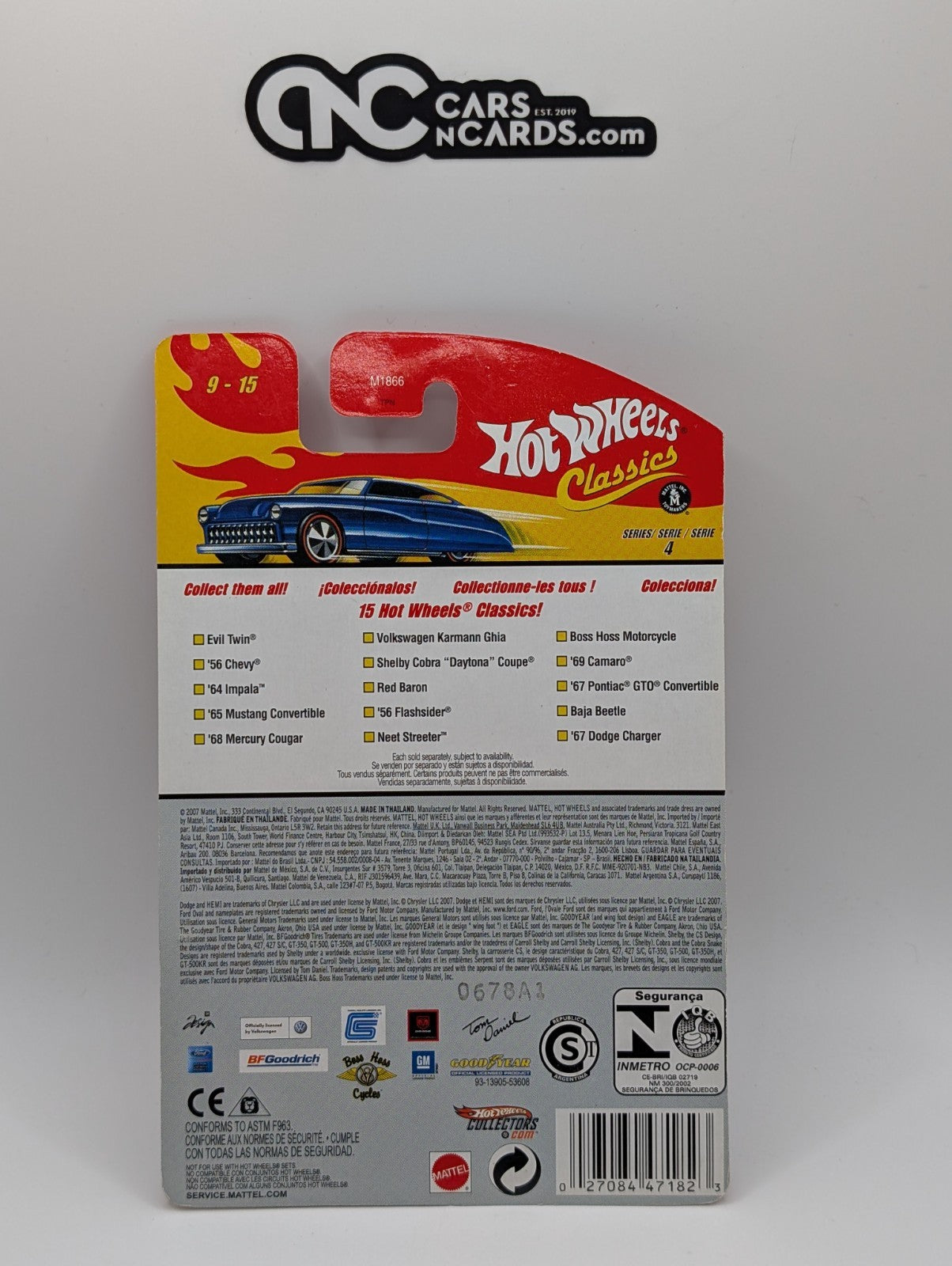 Hot Wheels Classics Series 4 9/15 '56 Flashsider Blue (Soft Corners)