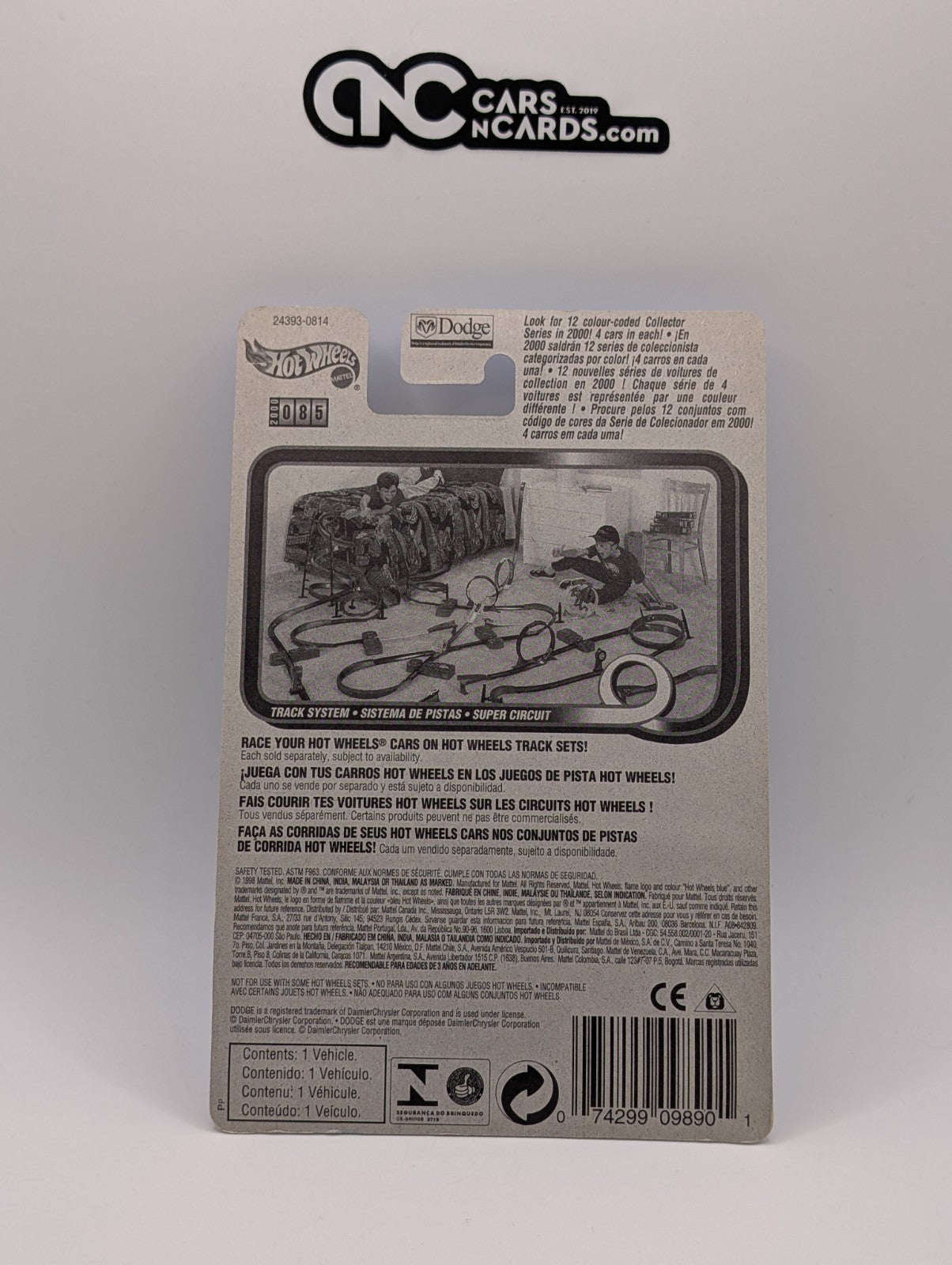 2000 Hot Wheels First Editions 25/36 Dodge Wagon (Card Damage)