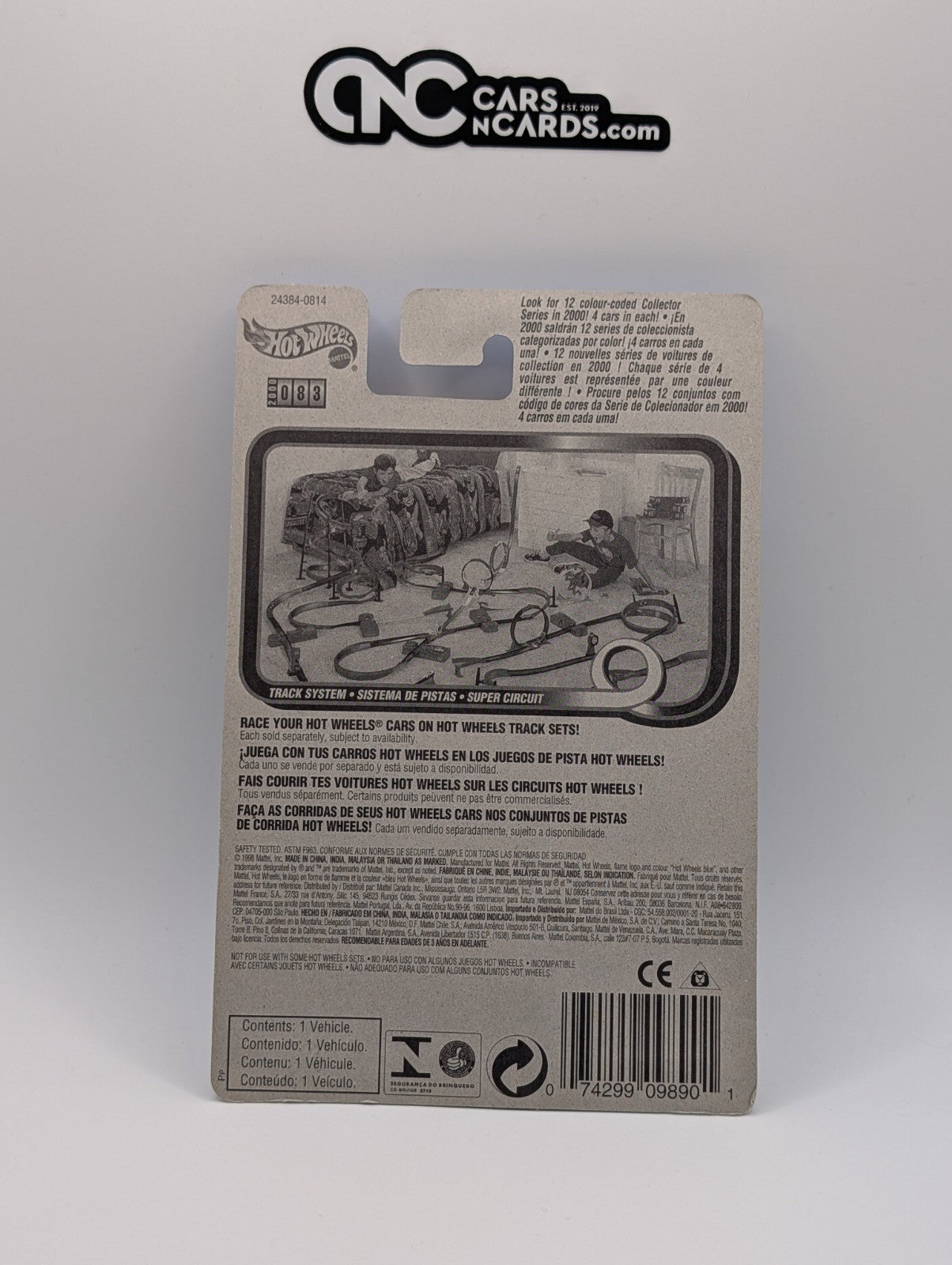 2000 Hot Wheels First Editions 23/36 Metrorail (Card Damage)