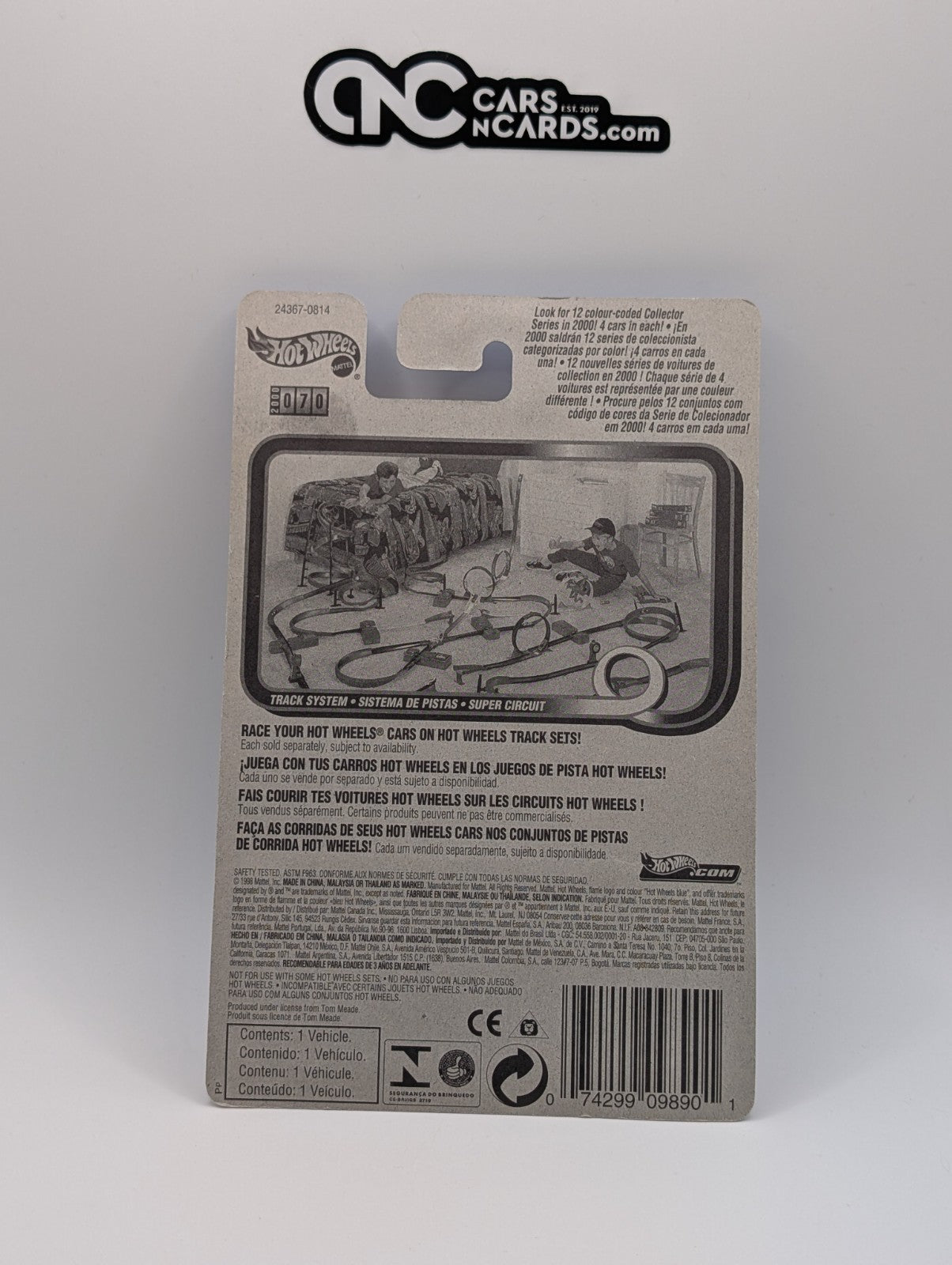 2000 Hot Wheels First Editions 10/36 Thomassima 3 (Card Damage)