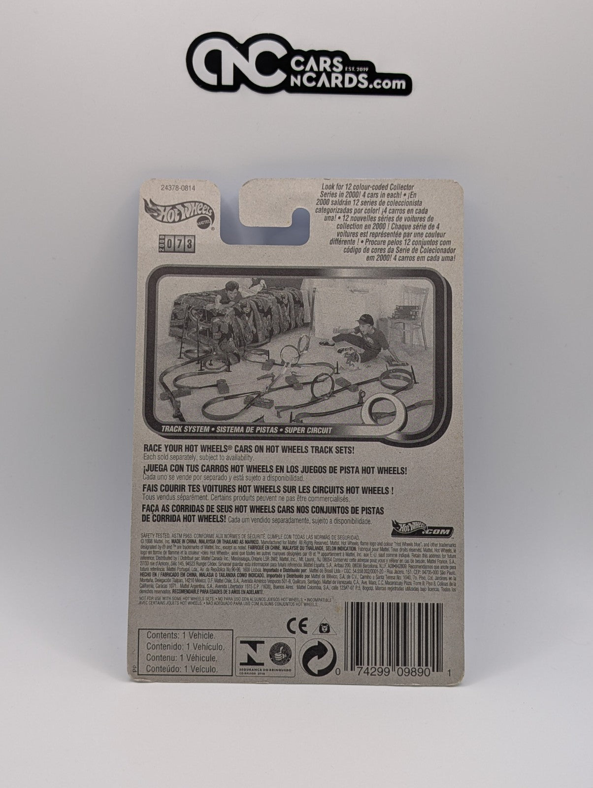 2000 Hot Wheels First Editions 13/36 Surf Crate (Card Damage)