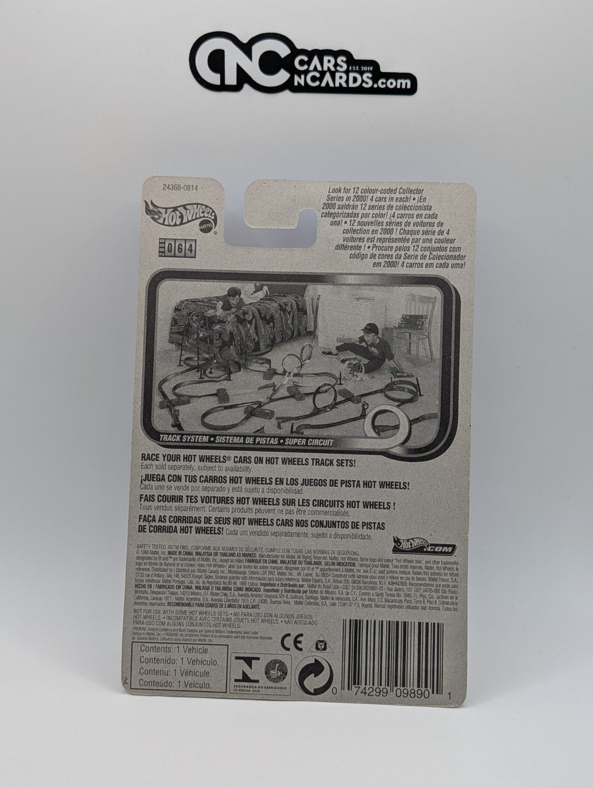 2000 Hot Wheels First Editions 4/36 Racing Firebird (Soft Corners)