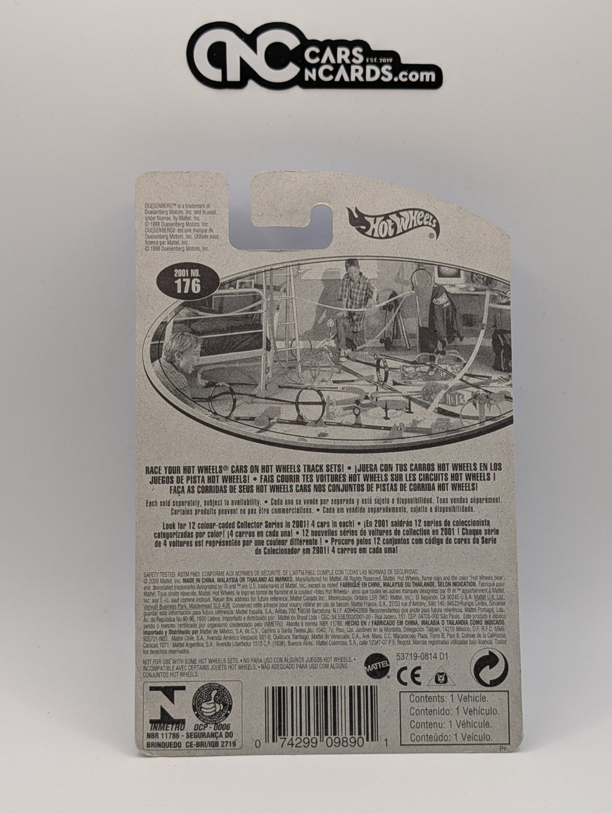 2001 Hot Wheels Duesenberg Model J 1931 Collector #176 (Soft Corners)