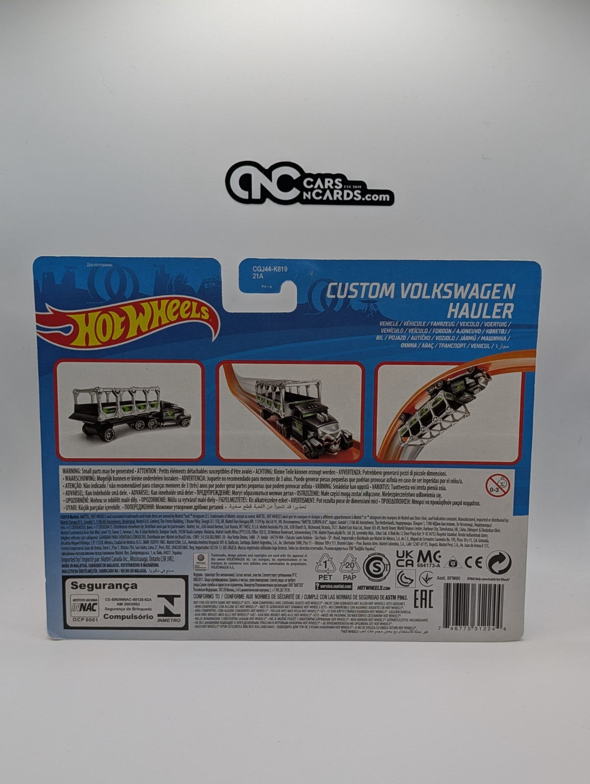 Hot Wheels Track Stars Custom Volkswagen Hauler (Soft Corners)
