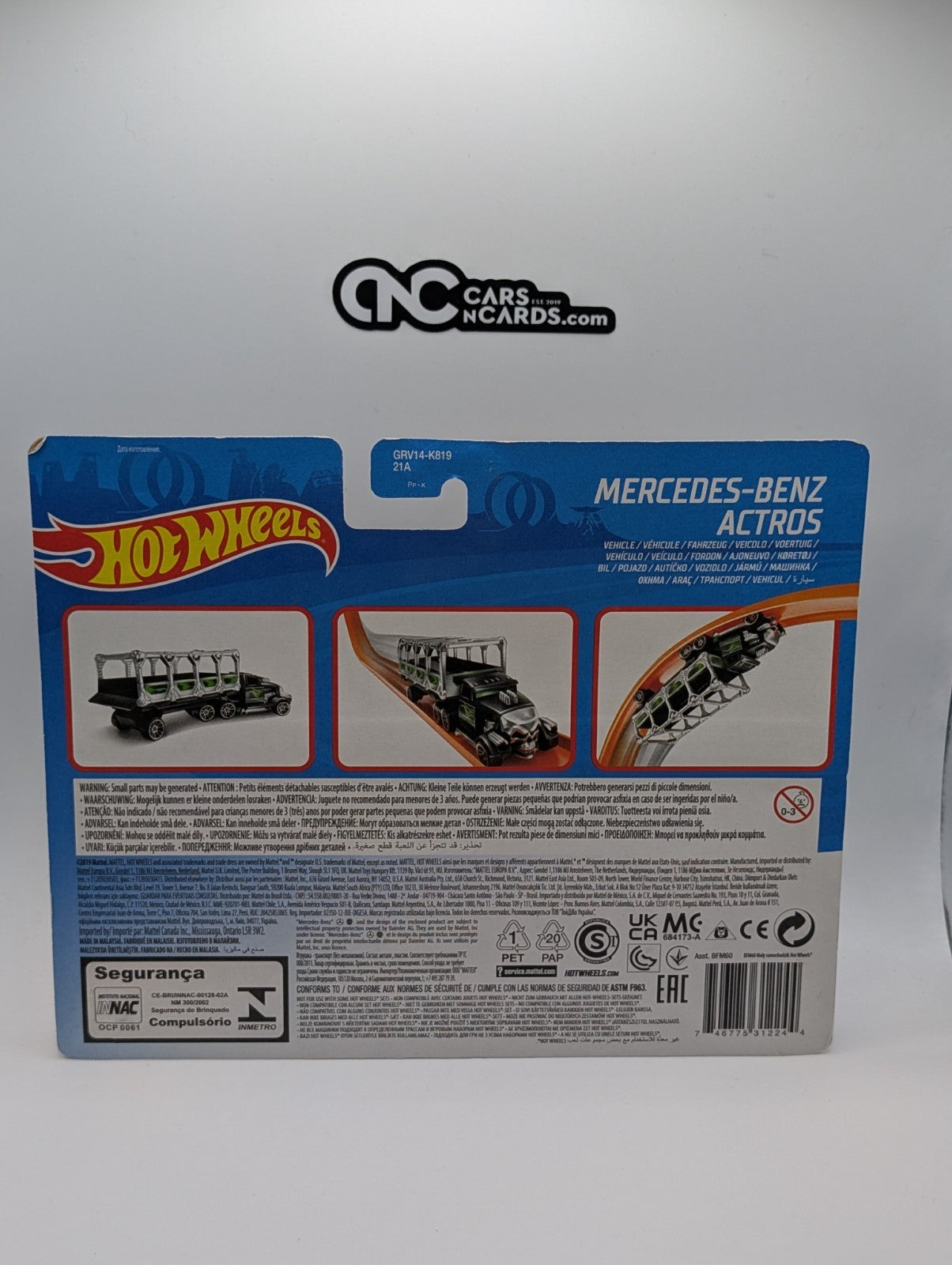 Hot Wheels Track Stars Mercedes-Benz Altros (Soft Corners)