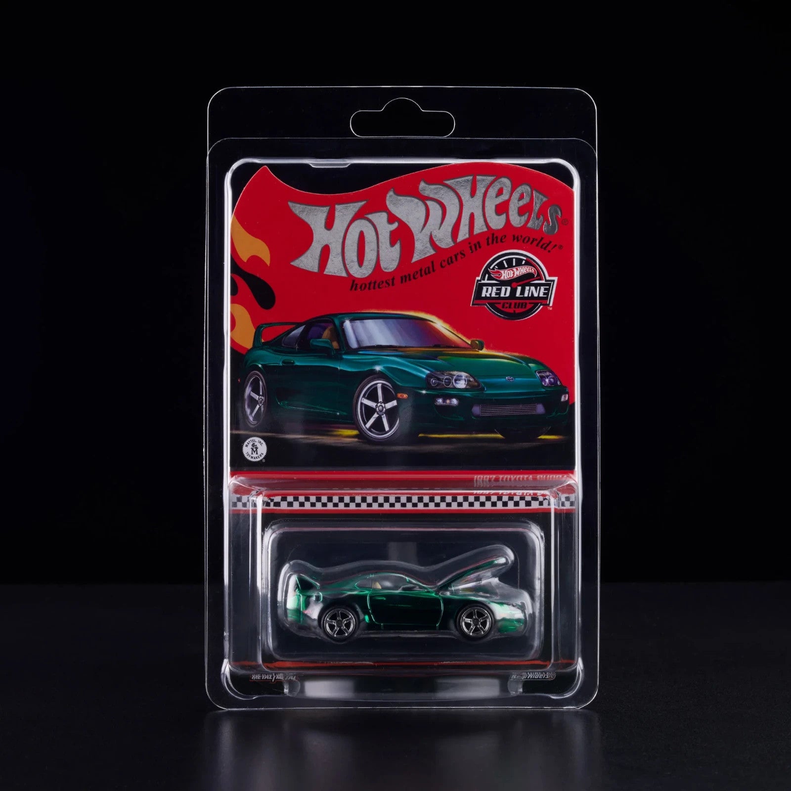 2025 Hot Wheels RLC Red Line Club 1997 Toyota Supra Green With
