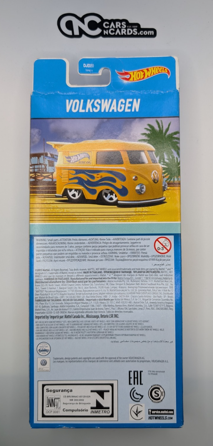 2016 Hot Wheels 5 Pack Volkswagen Beetle/Golf GTI/Kool Kombi/181 (Card Damage)